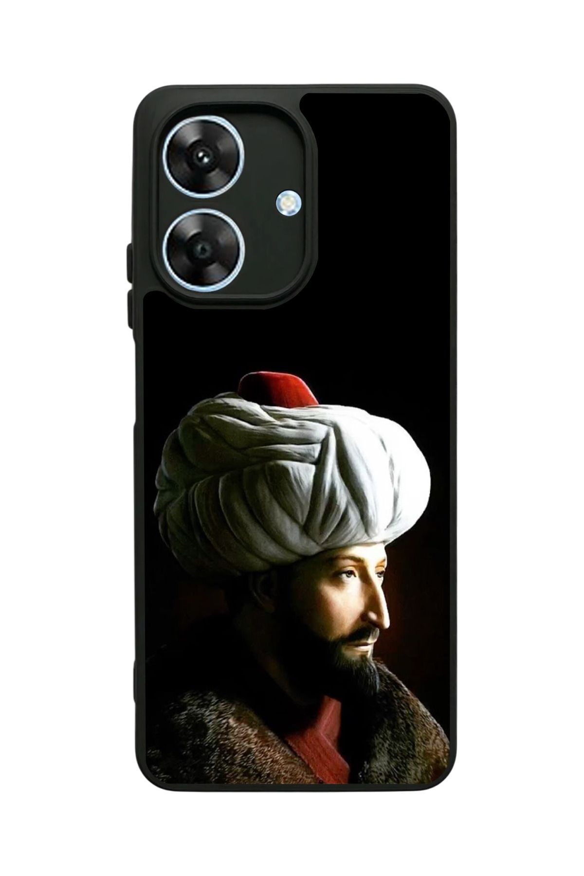 realme Note 60 Uyumlu Mat Siyah Kılıf – Yumuşak Silikon, Koruyucu, Şok Emici Kapak