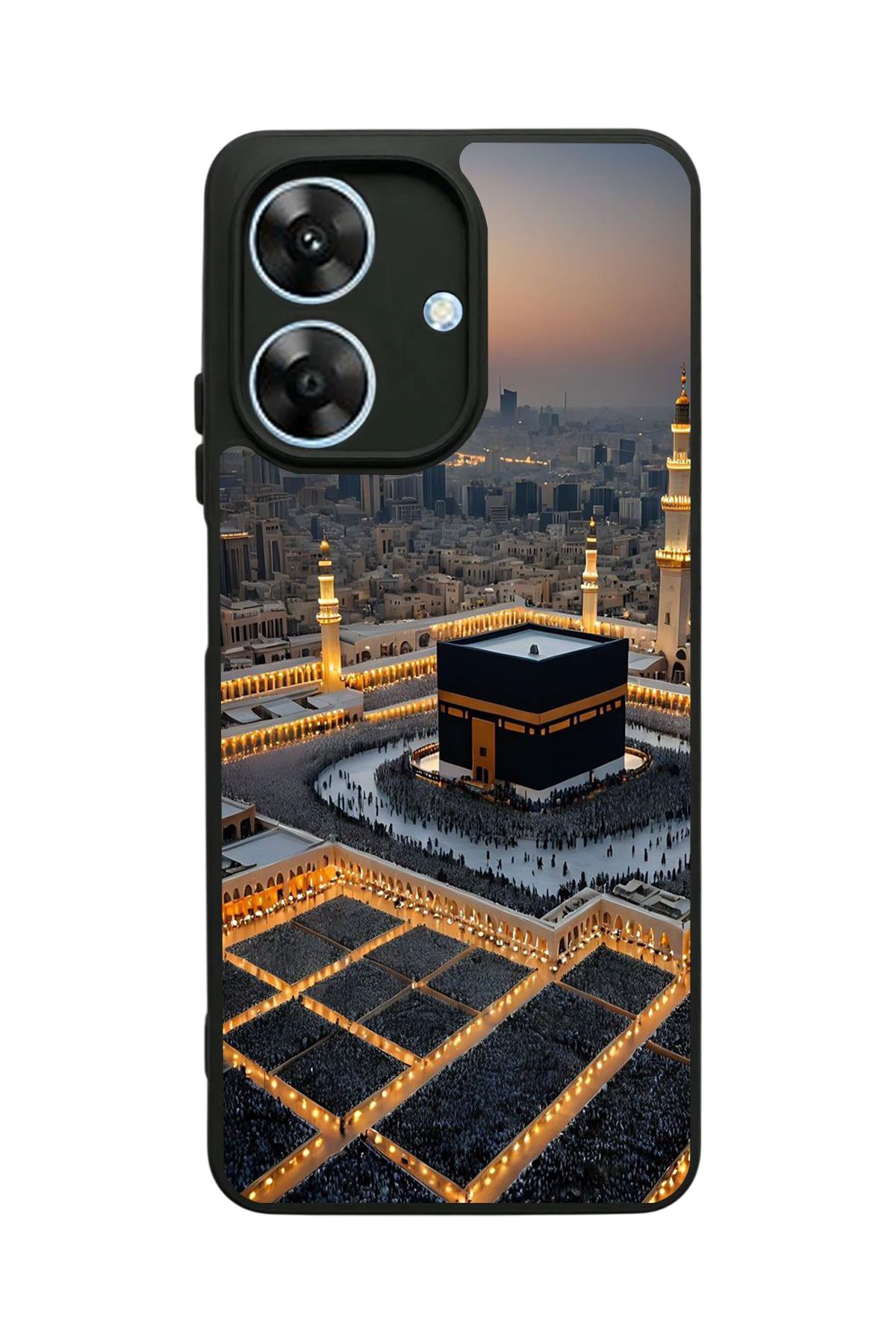 realme Note 60 Uyumlu Mat Siyah Kılıf – Yumuşak Silikon, Koruyucu, Şok Emici Kapak