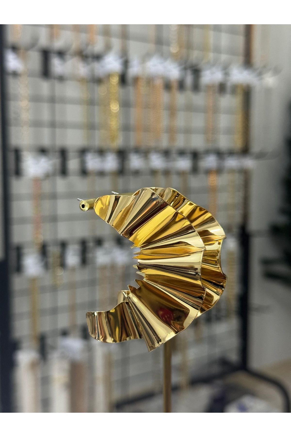 XUPING JEWELRY 18k altın kaplama gold çelik küpe paslanmaz kararmaz