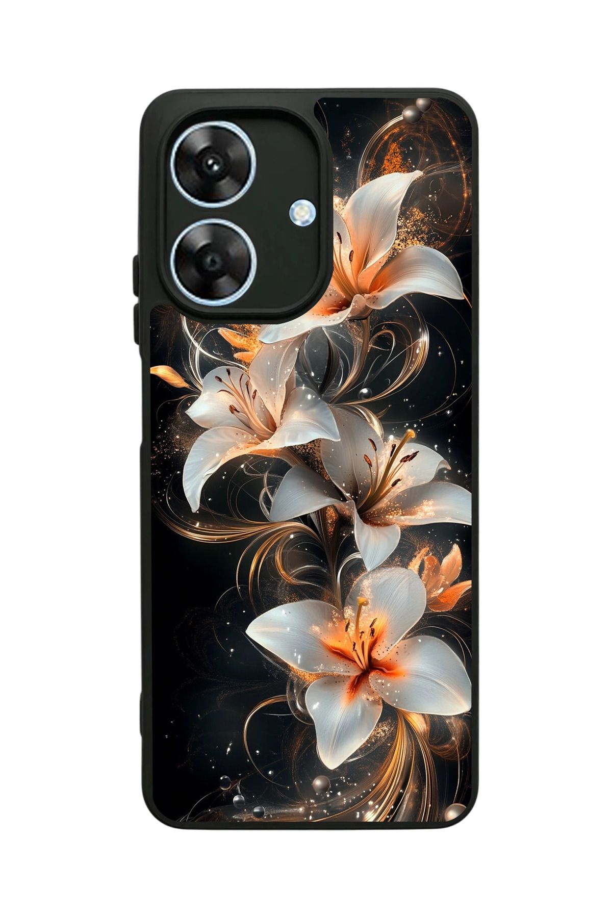realme Note 60 Uyumlu Mat Siyah Kılıf – Yumuşak Silikon, Koruyucu, Şok Emici Kapak