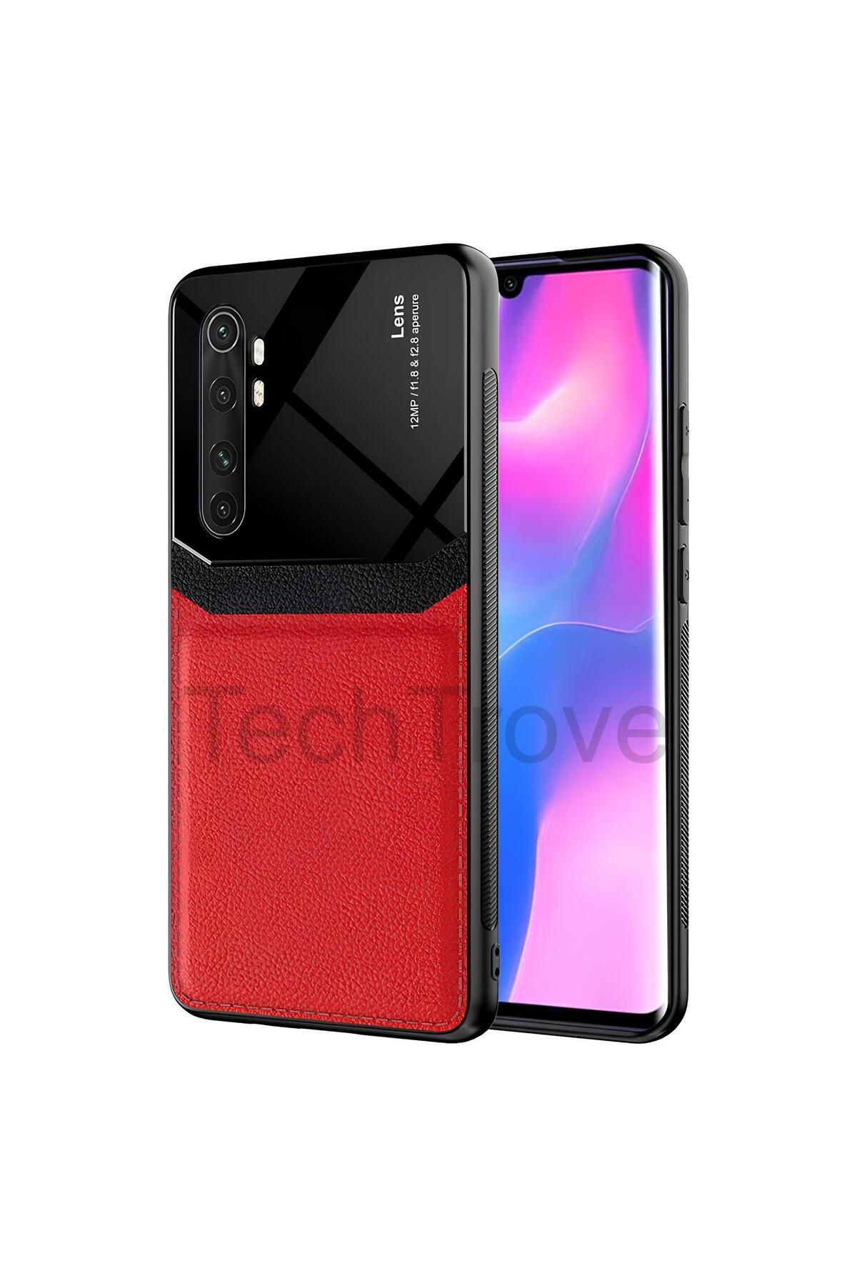 Hatreds Xiaomi Mi Note 10 Lite Kılıf Derili Dizayn Yeni Tasarım Soft Elde Kaymayan Kılıf