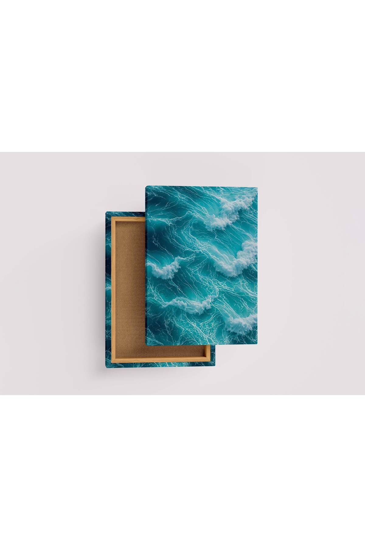 Wallivo ai creation, giant waves, ai art, art, kanvas tablo