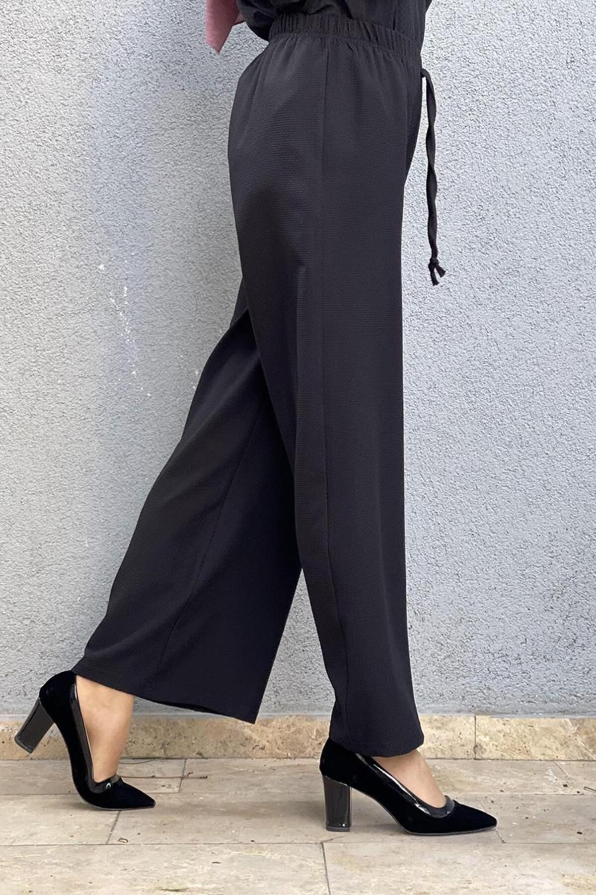 PuShe Moda Çizgi Pantolon