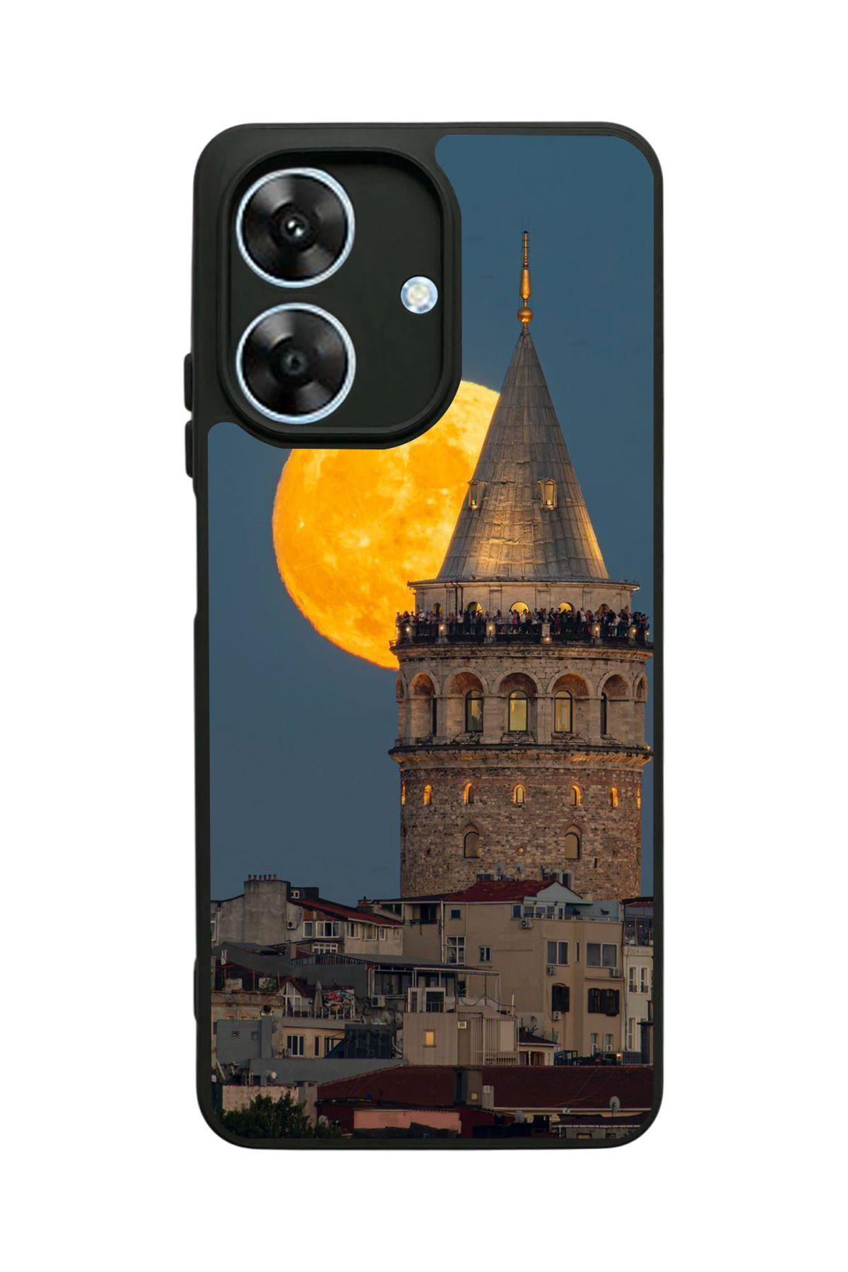 realme Note 60 Uyumlu Mat Siyah Kılıf – Yumuşak Silikon, Koruyucu, Şok Emici Kapak