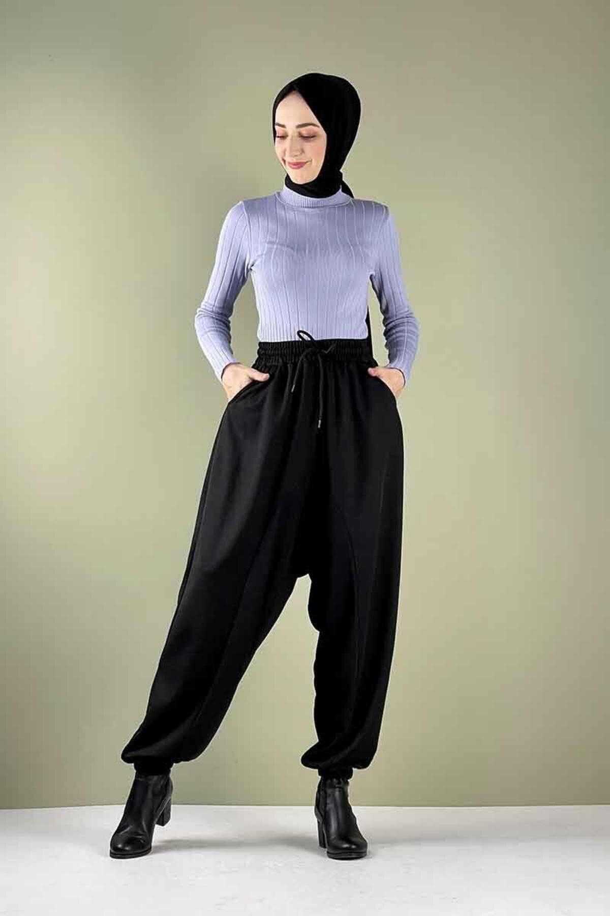 PuShe Moda Çizgi Pantolon