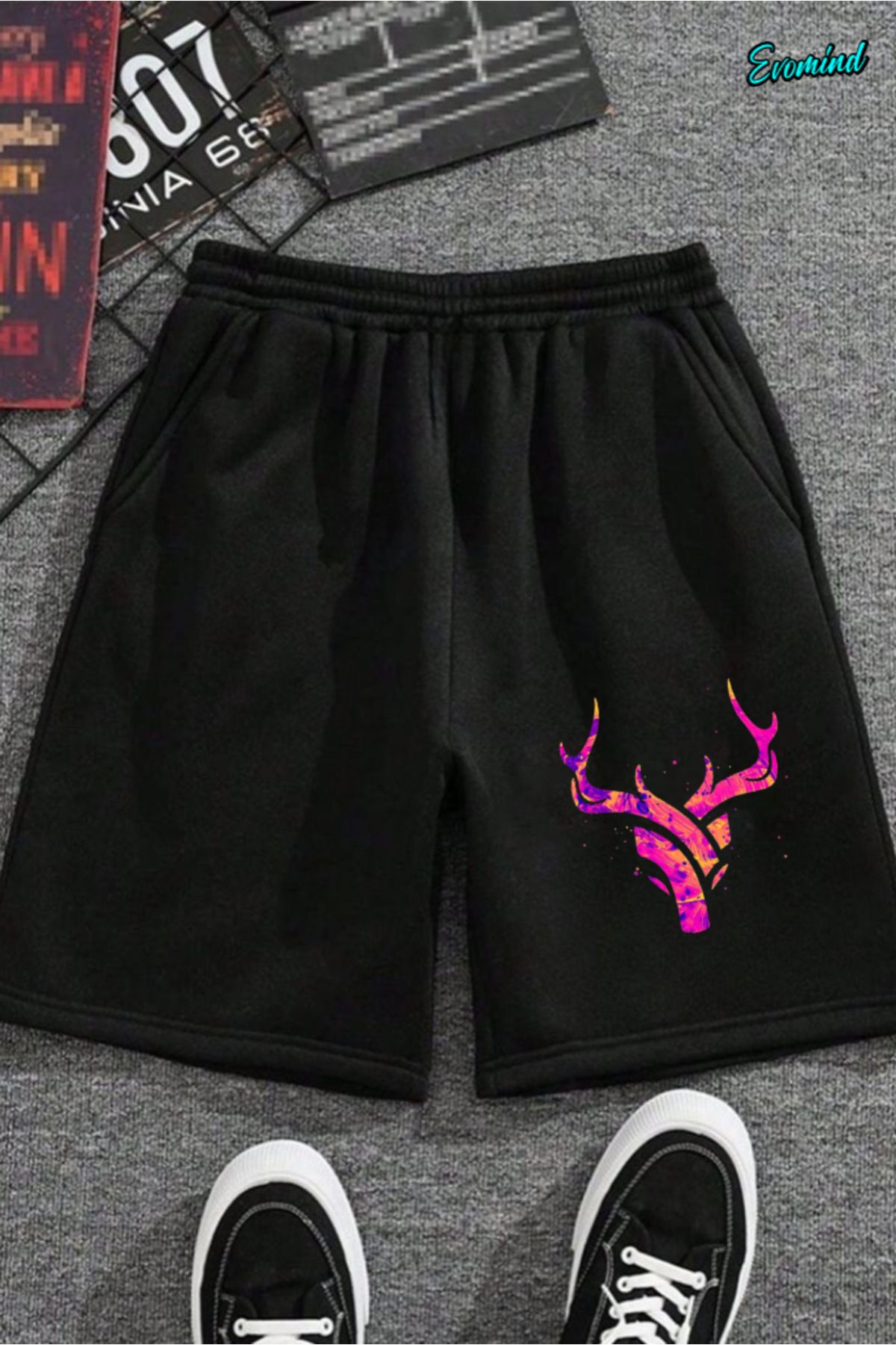 Evomind Baskılı Unisex Şort