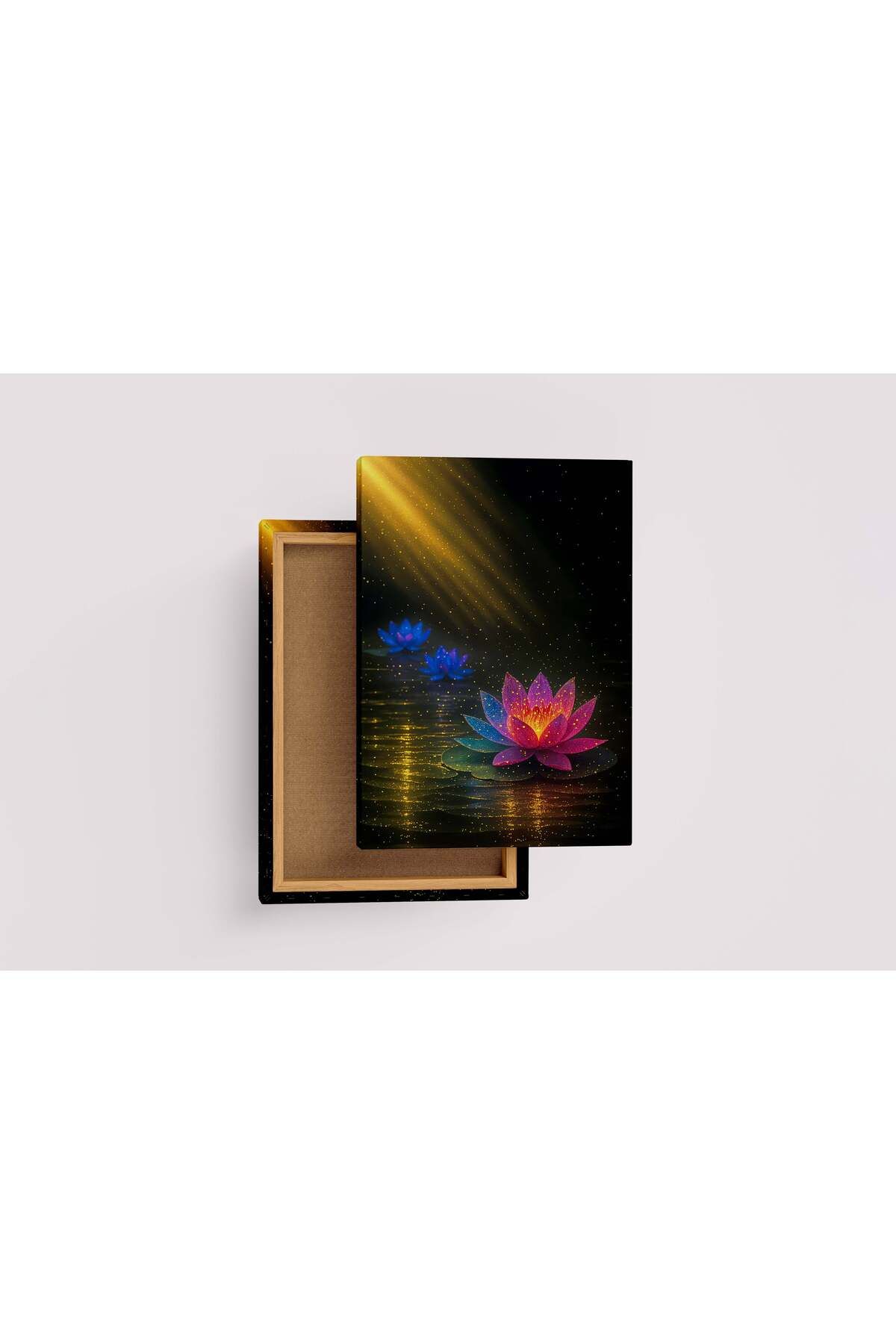 Wallivo ai creation, lotus flower, ai art, art, kanvas tablo