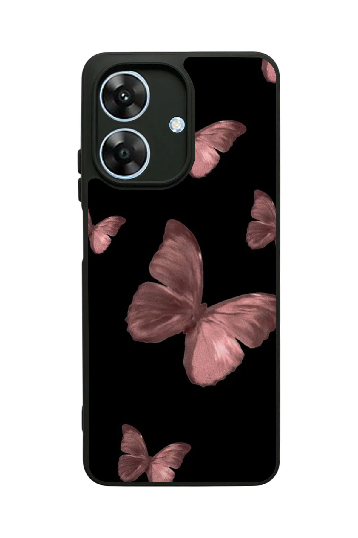 realme Note 60 Uyumlu Mat Siyah Kılıf – Yumuşak Silikon, Koruyucu, Şok Emici Kapak