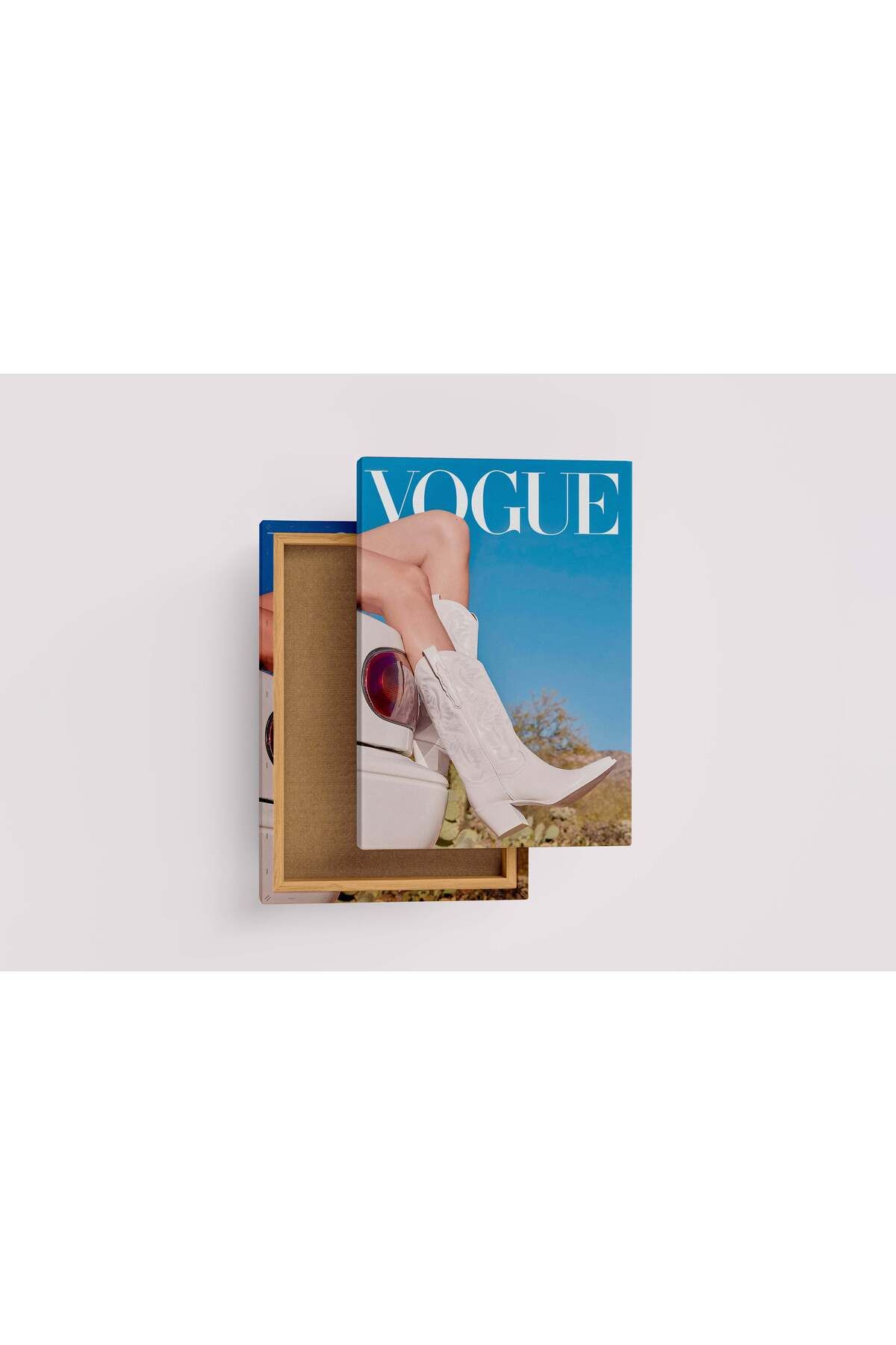 Wallivo vogue, knee high boots, beauty, pretty, art, kanvas tablo