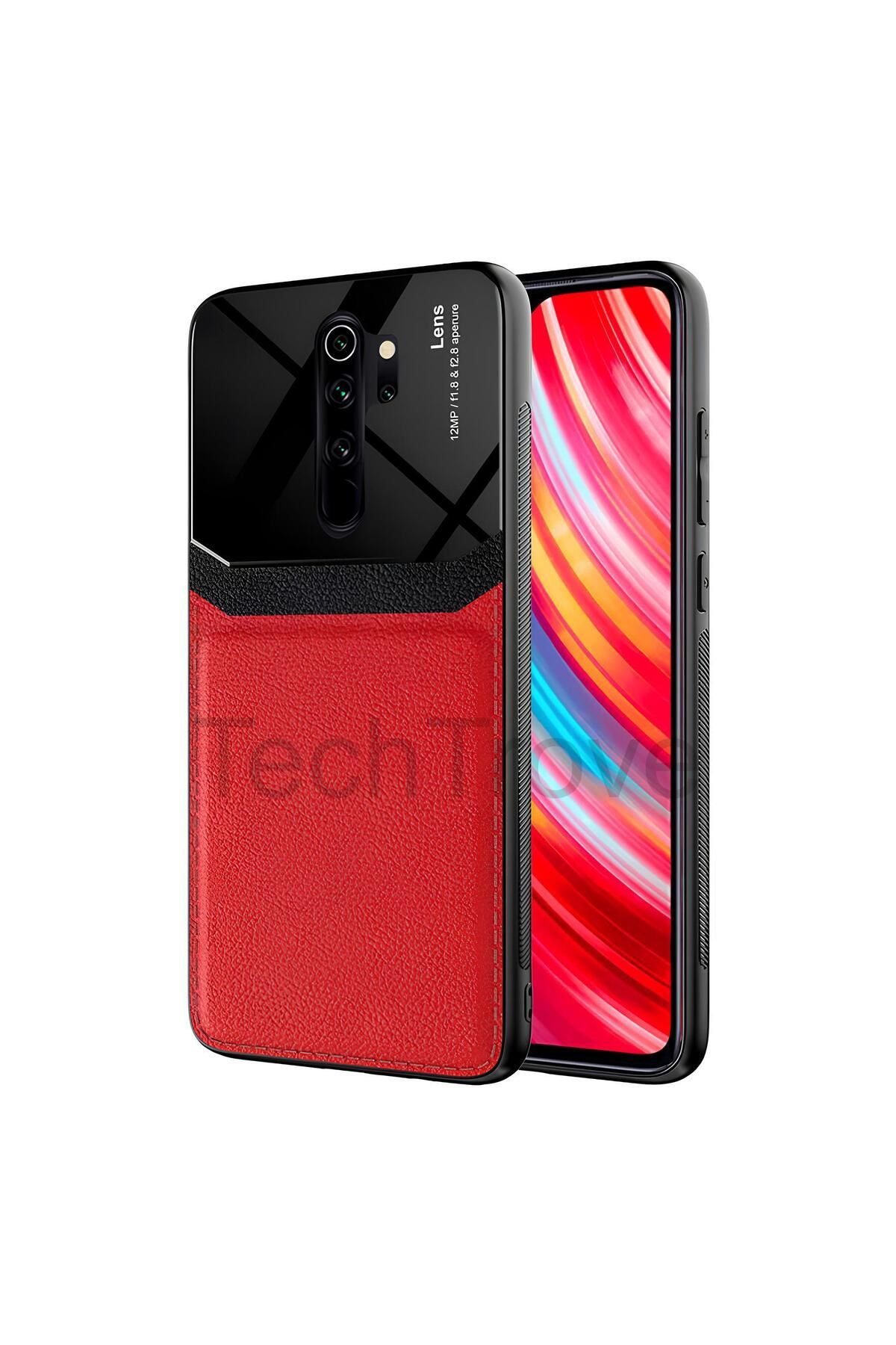 Hatreds Xiaomi Redmi Note 8 Pro Kılıf Derili Dizayn Yeni Tasarım Soft Elde Kaymayan Kılıf
