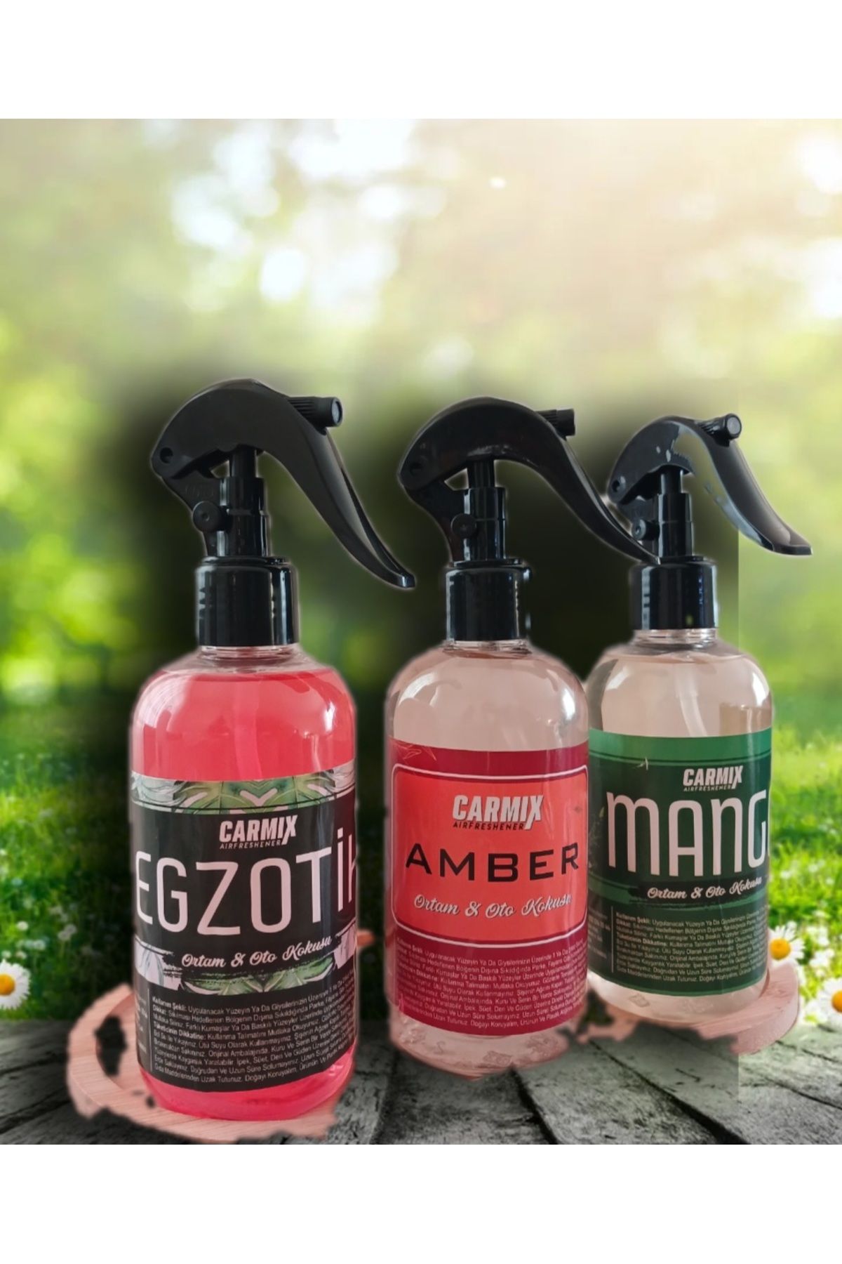 Carmix Mango & Amber & Egzotik 250 ml 3'lü Set