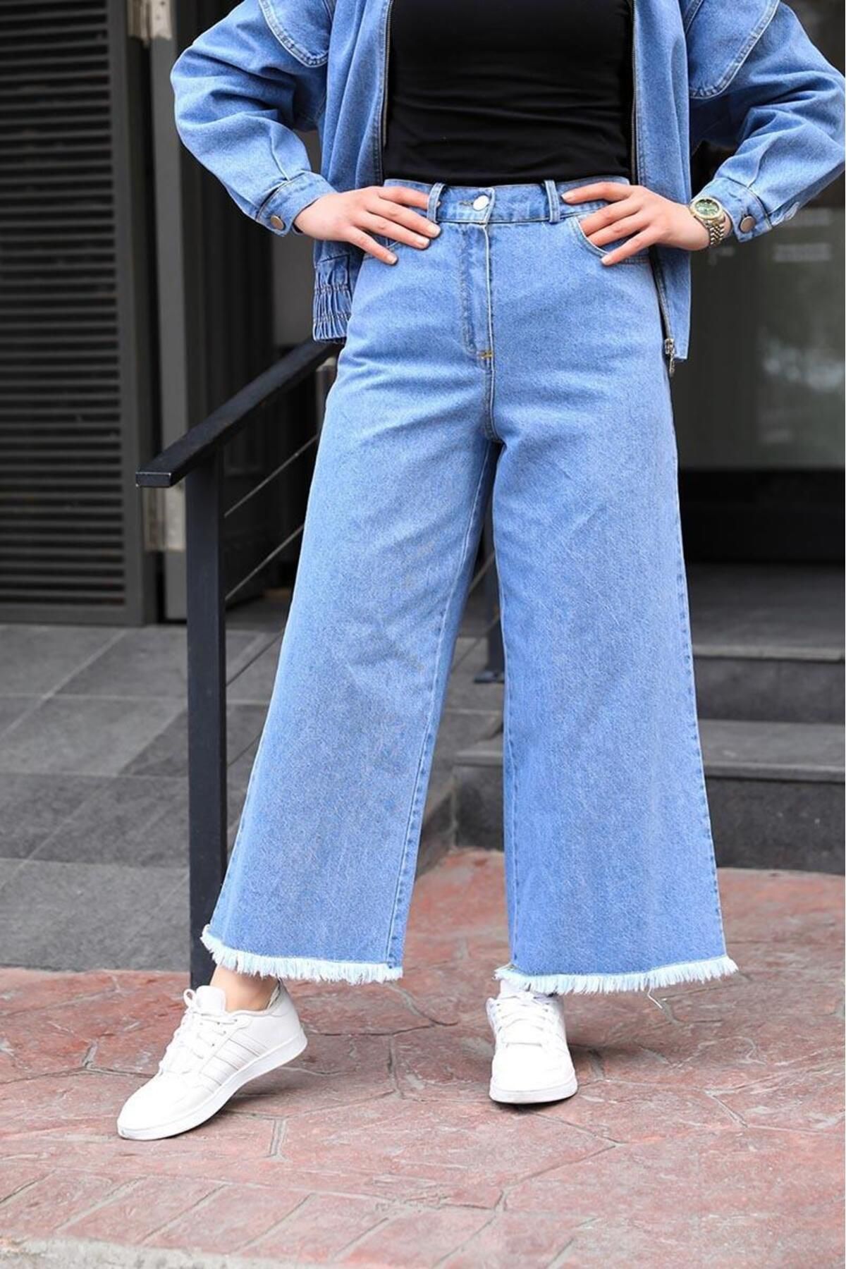 PuShe Moda Çizgi Pantolon