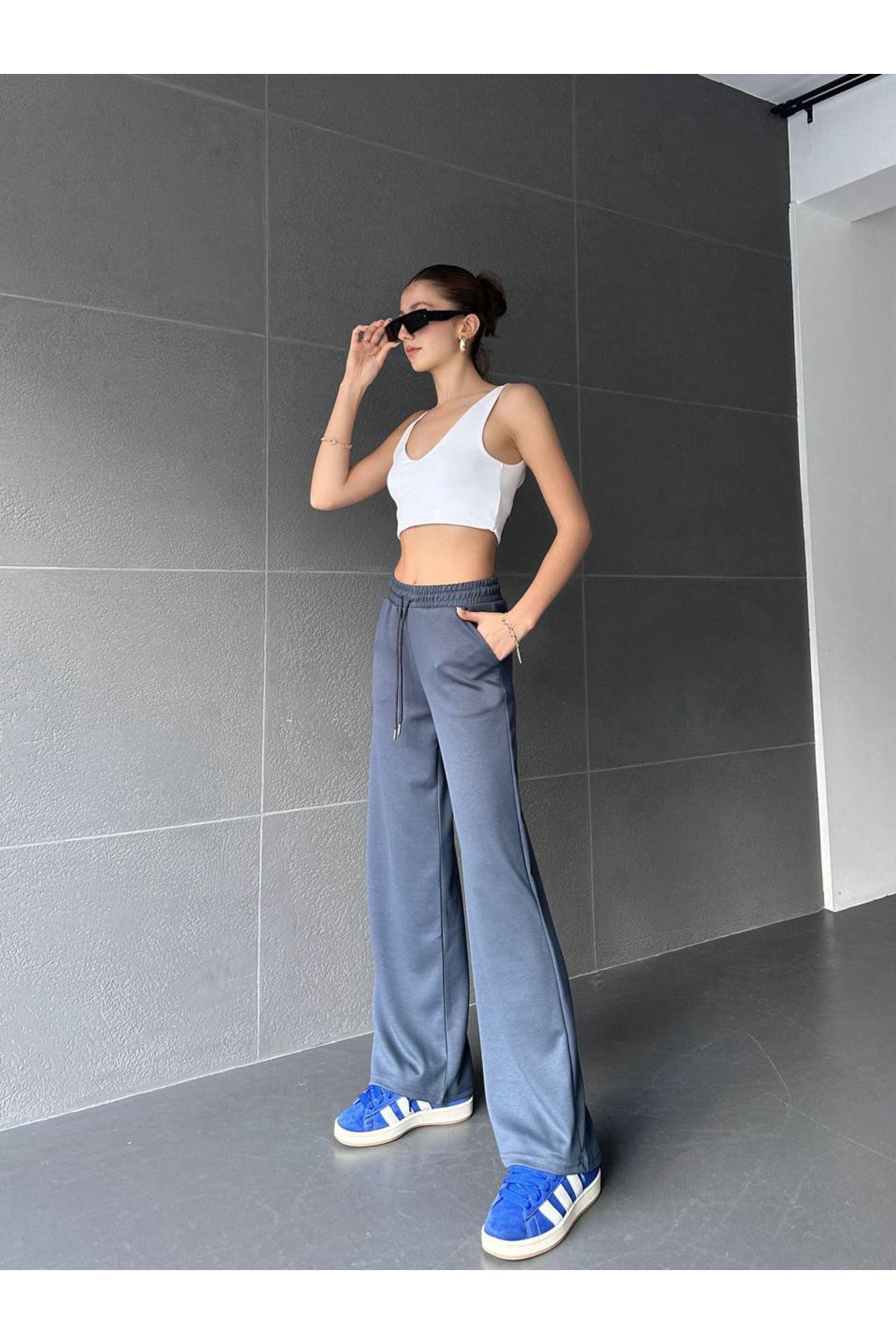 HR Collection Modal Palazzo Kadın Pantolon