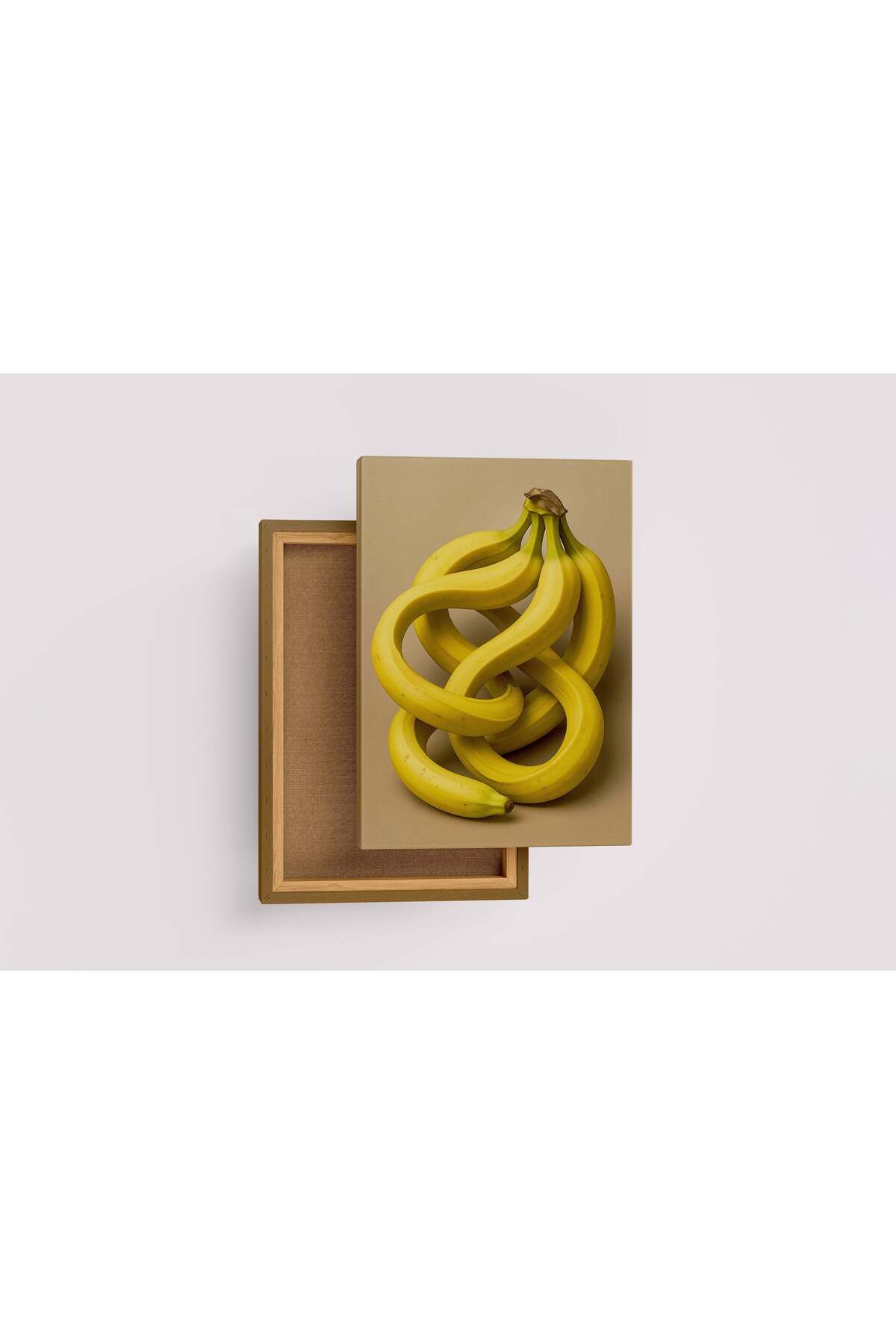 Wallivo ai creation, intertwined banana, ai art, art, kanvas tablo
