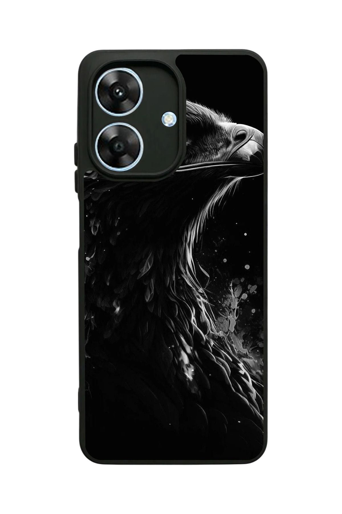 realme Note 60 Uyumlu Mat Siyah Kılıf – Yumuşak Silikon, Koruyucu, Şok Emici Kapak
