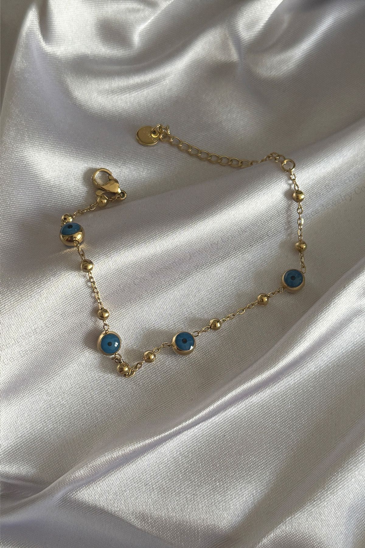 Bessence Jewelry Co Çelik Nazar Boncuklu Dorikalı Bileklik