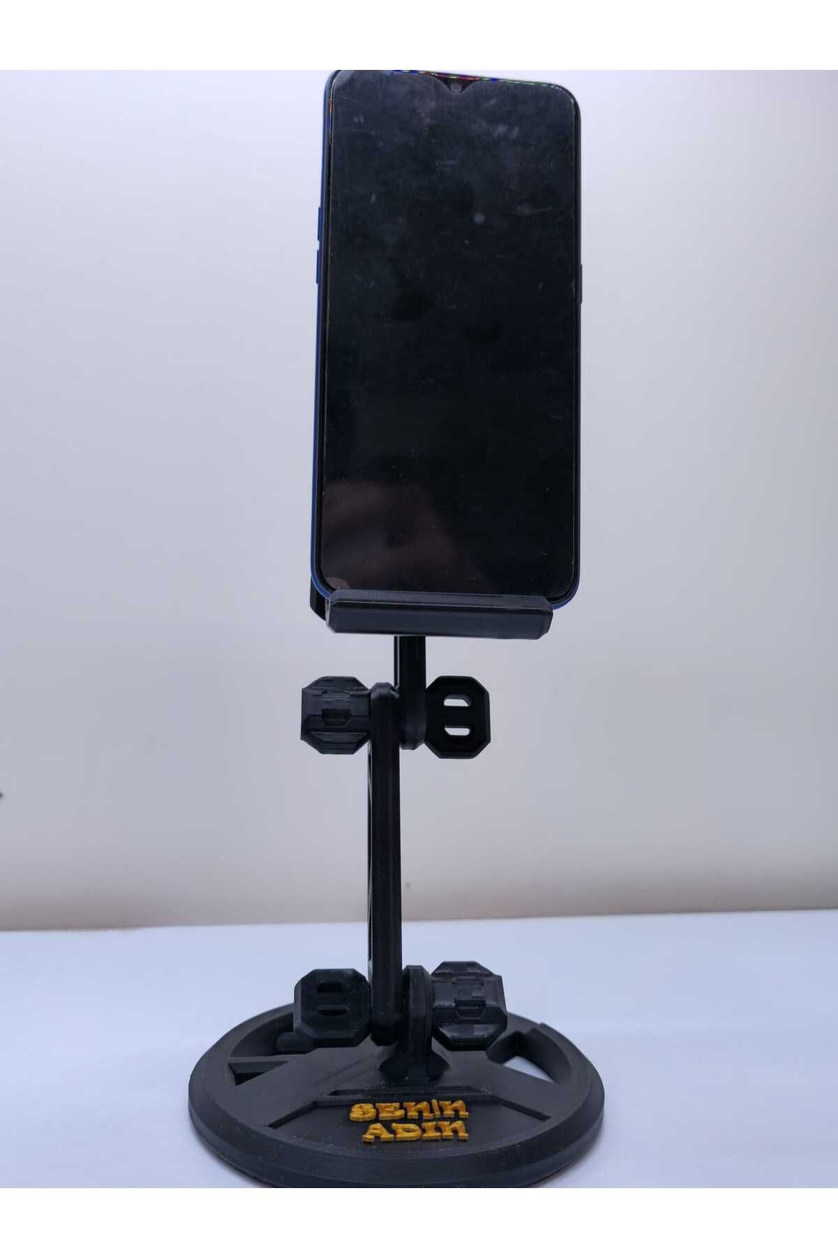 higistore hediyelik Özel İsim Yazılabilen Ayarlanabilir Telefon Standı kalın kılıf uyumlu telefon tutucu–8Renk