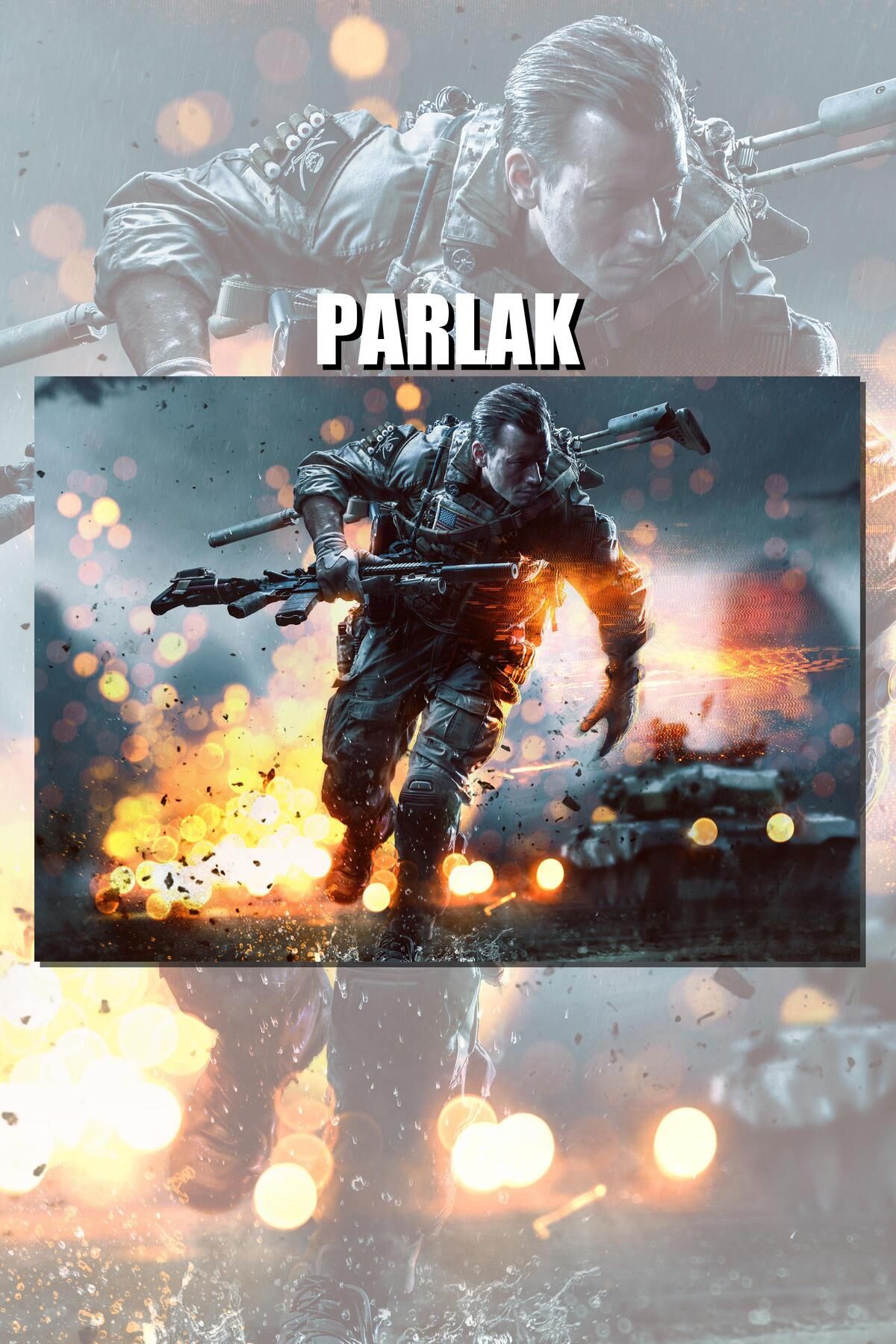 CALLWOOD Battlefield Çerçevesiz Oyun Posteri - Duvar Kağıdı Yüksek Kaliteli Baskı