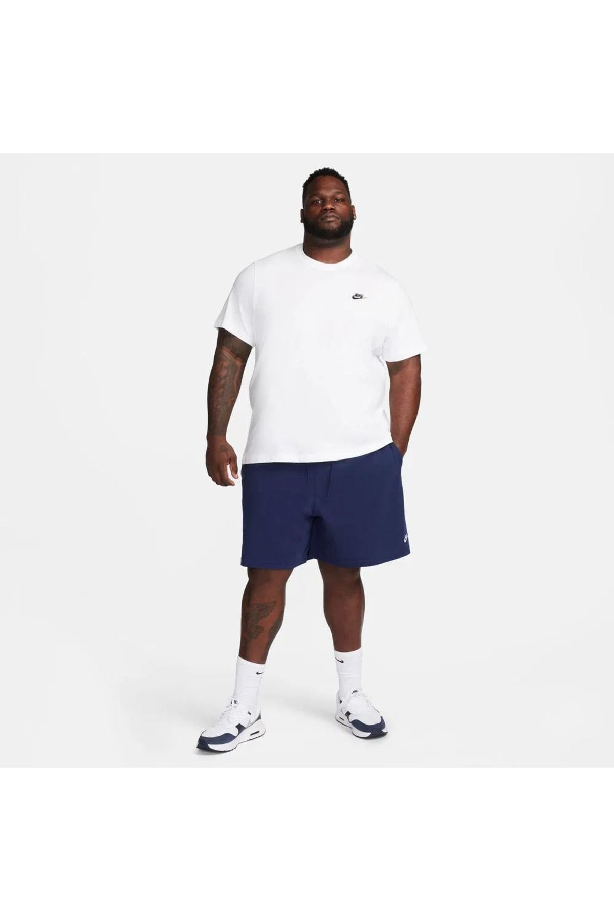 Nike Club Knit Erkek Mavi Günlük Şort