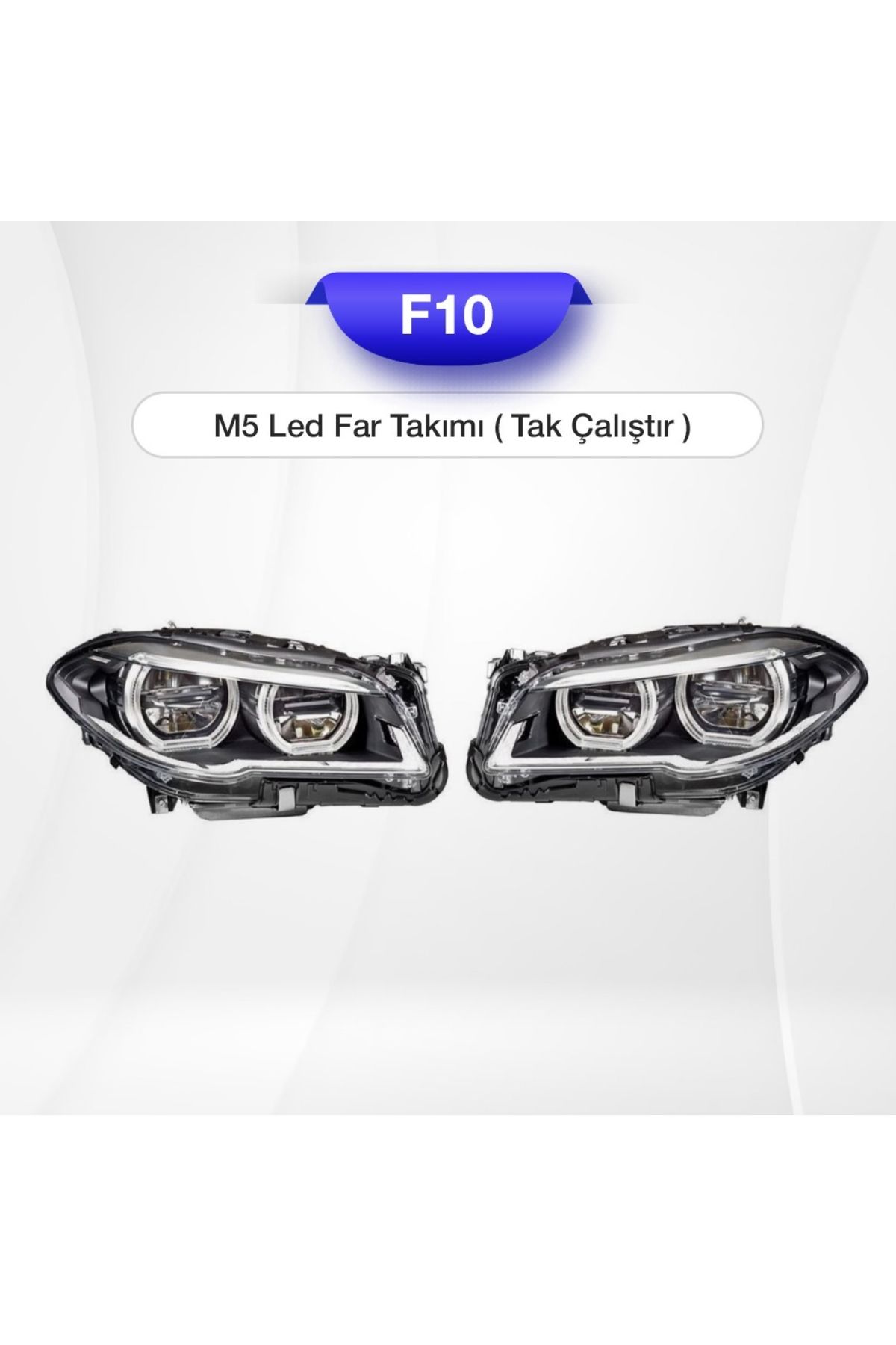 Bosch Bmw 5 Uyumlu Serisi F10 2010-2012 M5 LED Far Takımı - Yeni Görünüm (Makyajsız Kasa İçin)