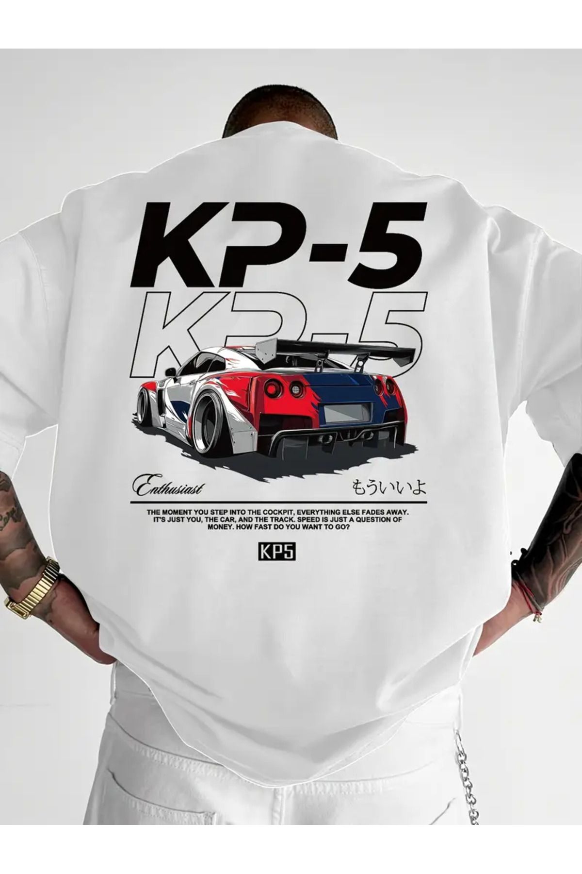 Racıng Tokyo Racing Tasarım RACING %100 Pamuklu Premium T-Shirt