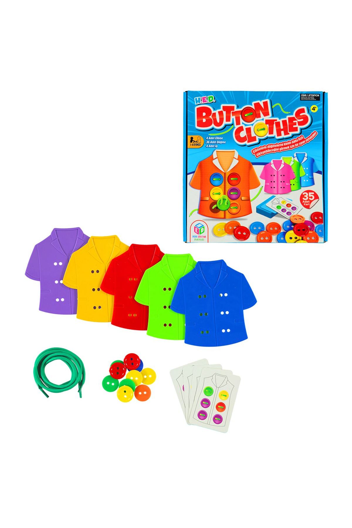 HOBİ KUTU OYUNU BUTTON CLOTHES 4+