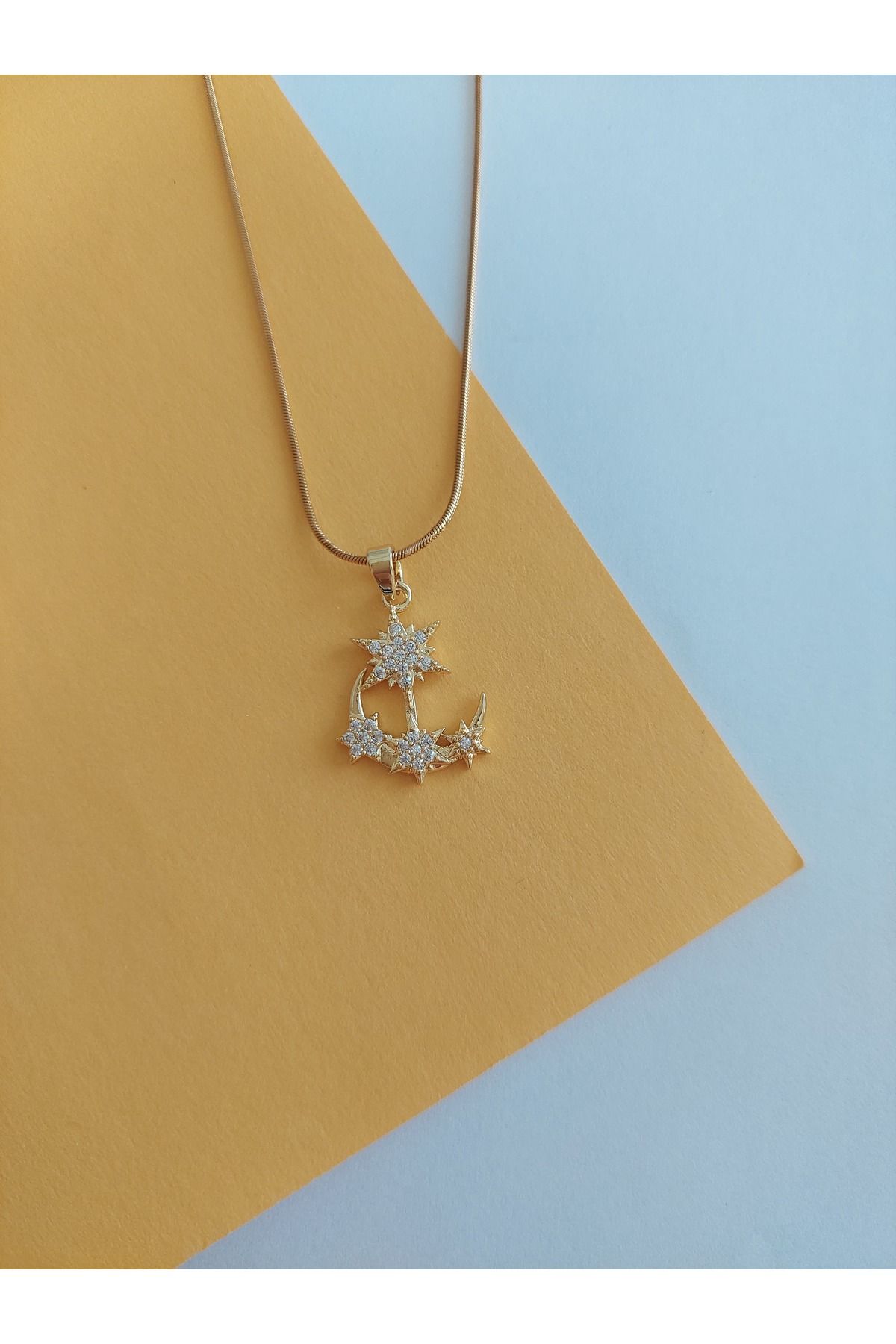 shop AYYILDIZ GOLD ÇELİK KOLYE