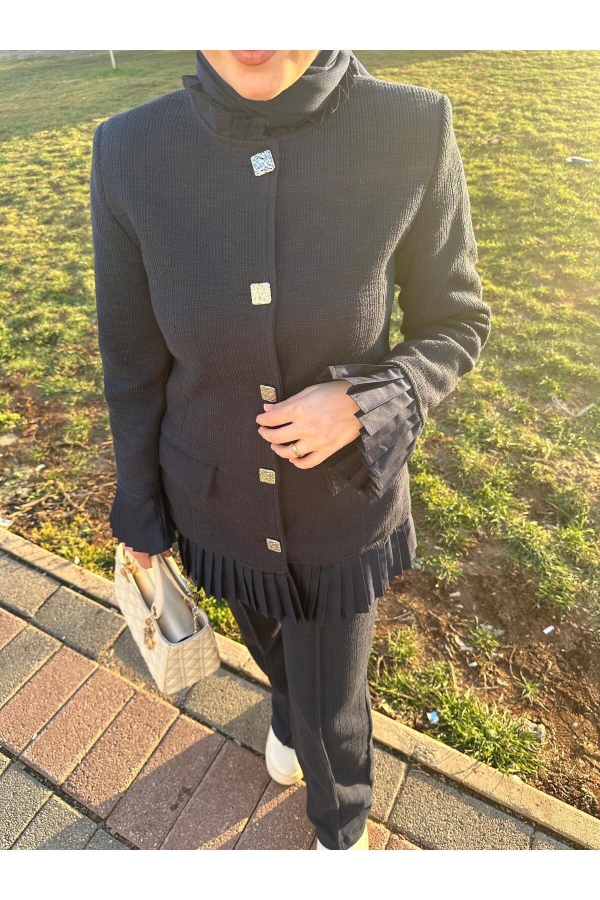 Nuesscollection Piliseli Örme Takım