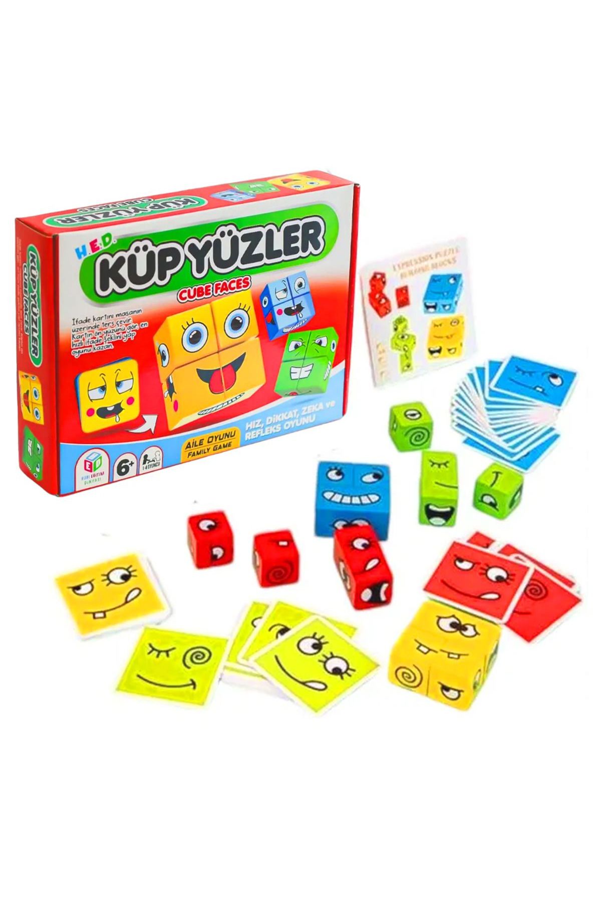 HOBİ KUTU OYUNU HED726 KÜP YÜZLER 6+