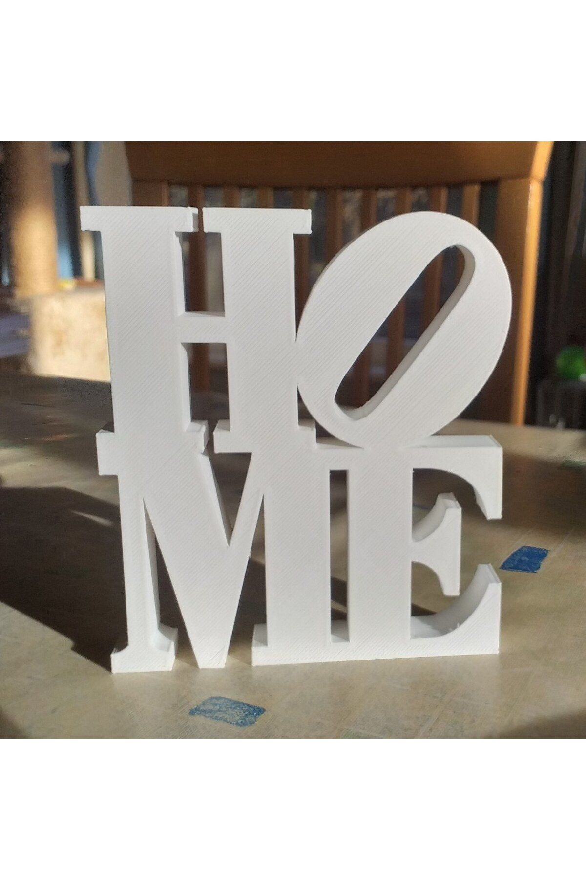 3D Home Yazılı Dekoratif Biblo – Masaüstü Dekor
