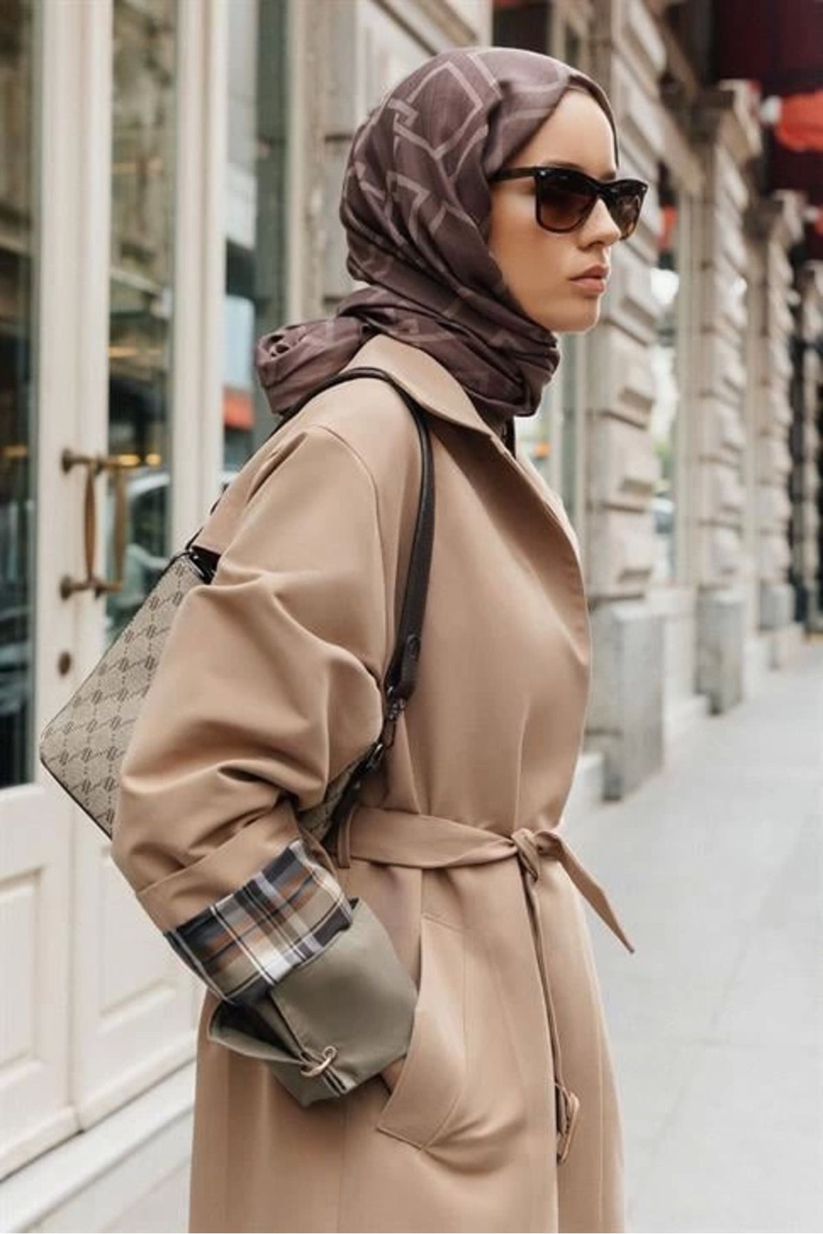 aradimtaradim Armine Kolu Açılan Ütü İzli Trençkot 24K7515 Camel