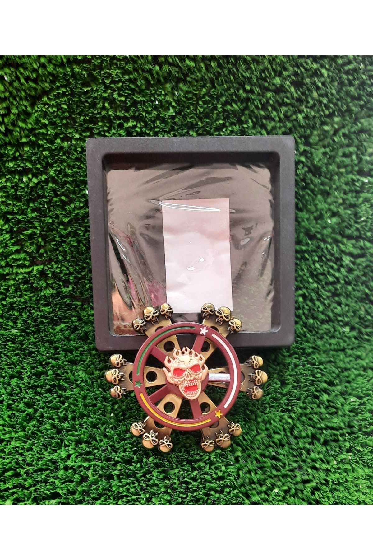 TOYSTAR Özel Kutulu Metal Stres Çarkı Metal Kuru Kafa 9 cm Model 5