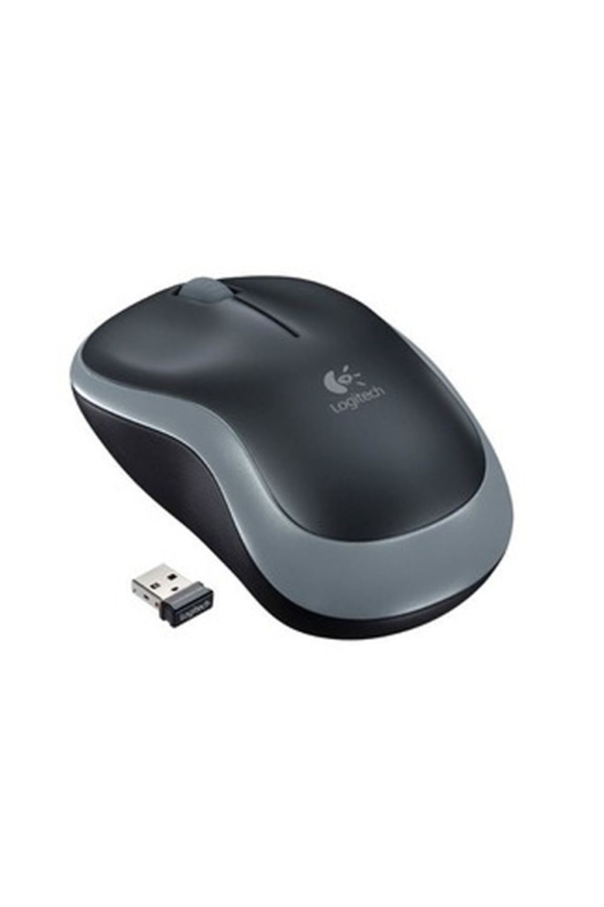 Pazarcan M185 910-002235 Kablosuz+Usb Nano Alıcılı Siyah/Gri Mouse