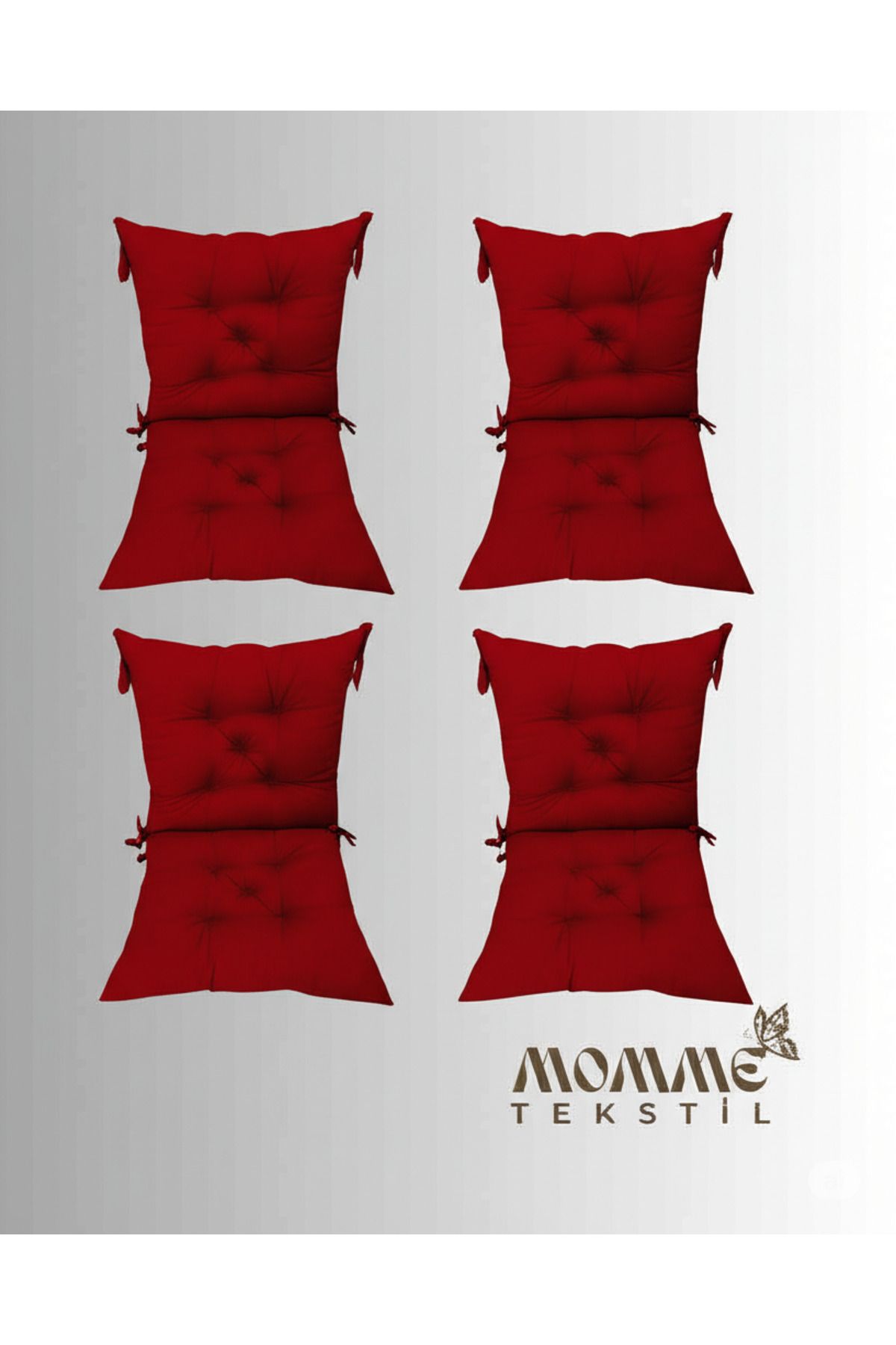 MoMMe SIRTLI SANDALYE MİNDERİŞ MİNDER BORDO RENK