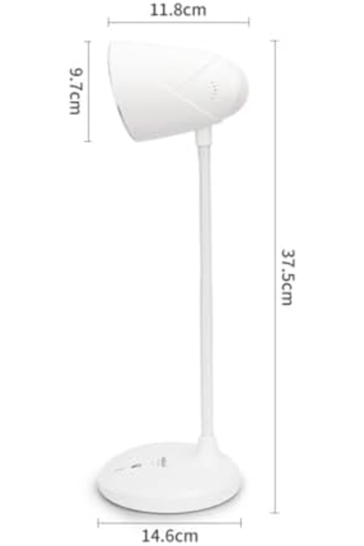 Generic-مصباح قراءة LED مع تحكم باللمس، 16 مصباح LED SMD، 3 أوضاع سطوع، إضاءة مكتب قابلة لإعادة الشحن عبر USB، F 2