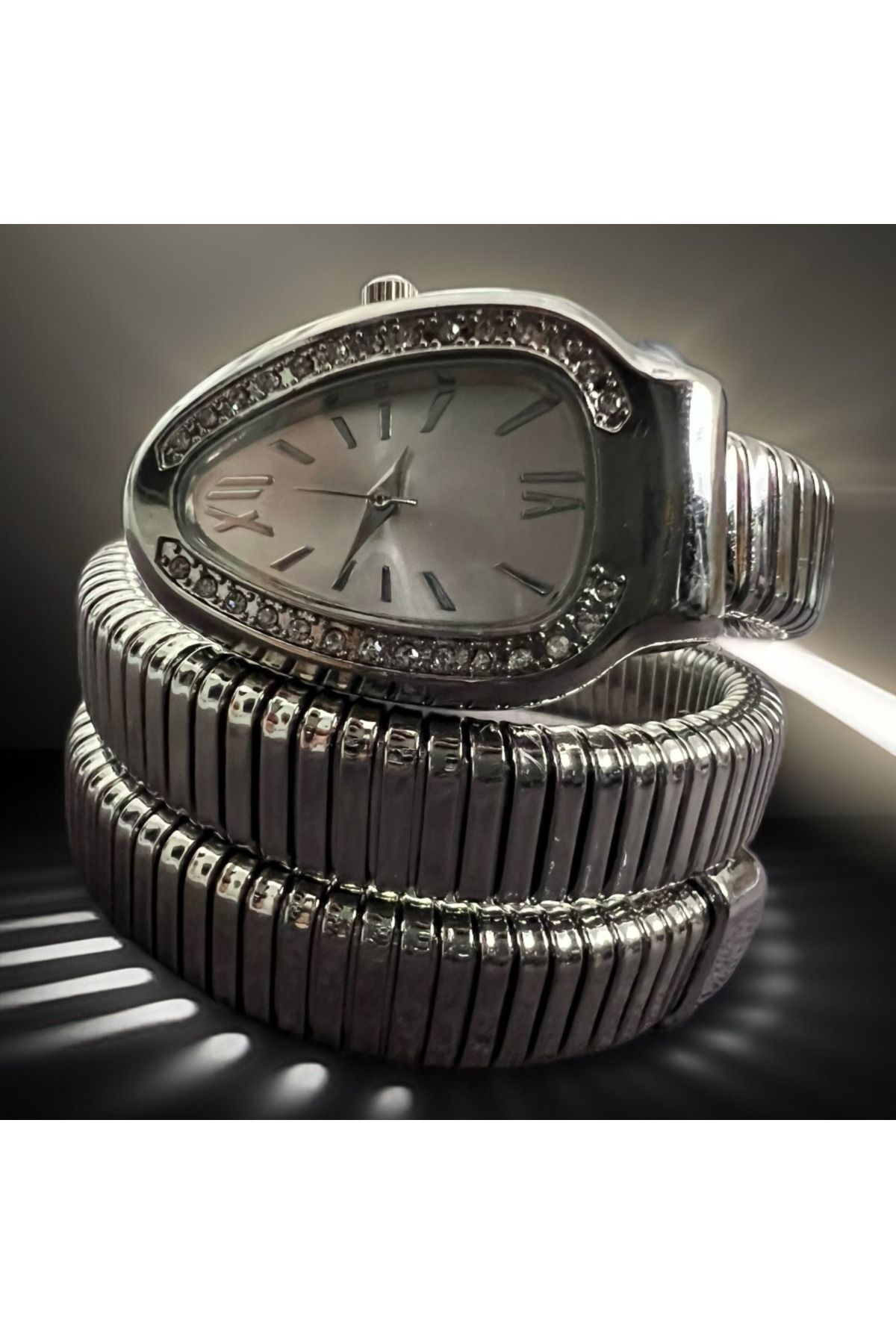 Ayse Jewels Yılan Çelik Saat