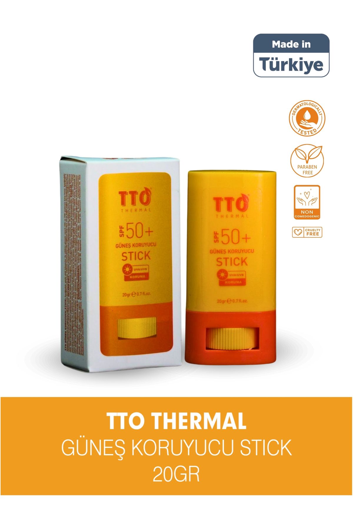 TTO-Sunscreen Stick 50Spf Uva Uvb Protection 1