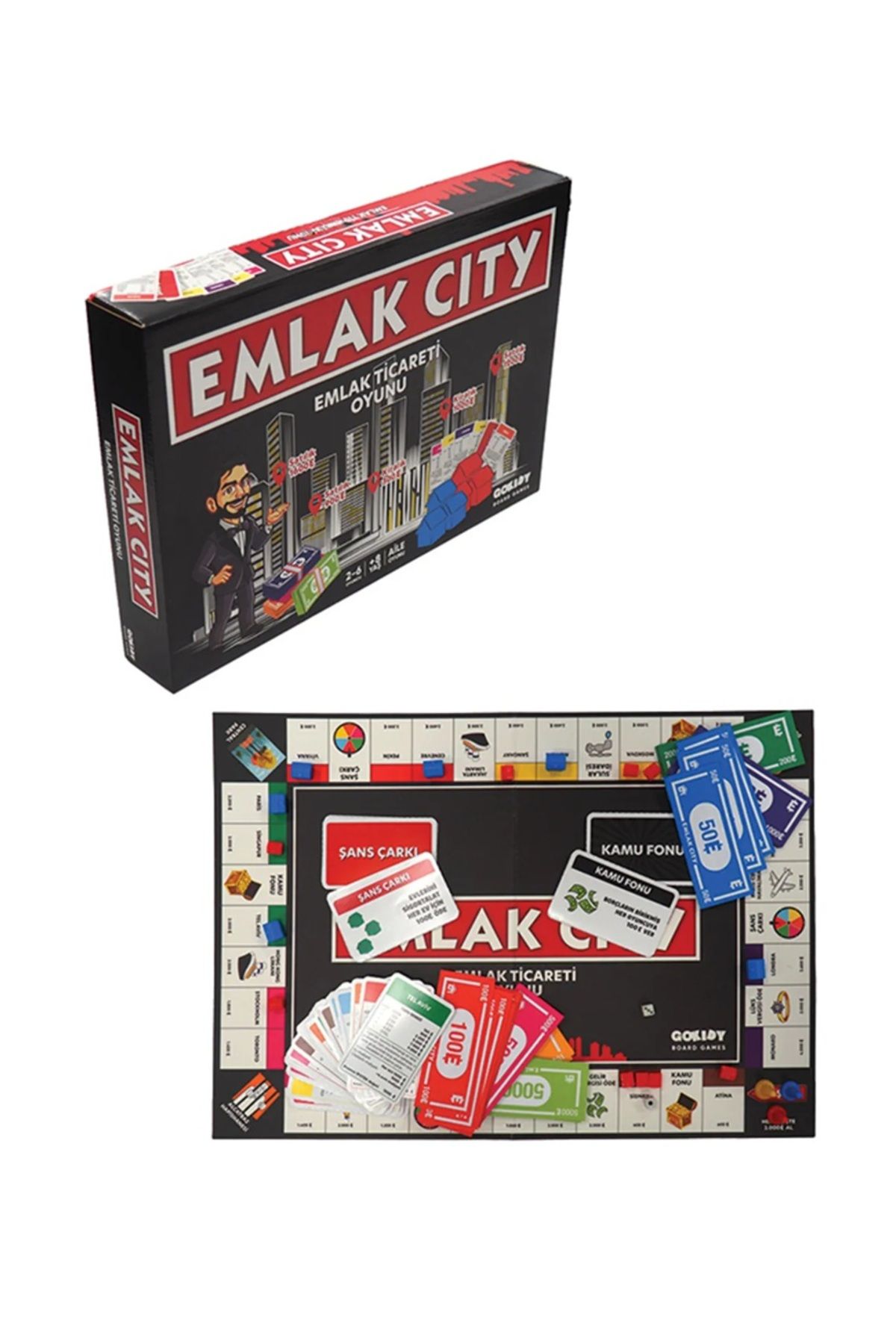 alpmodel Mega City Emlak Ticaret Oyunu 2-6 Kişilik +8