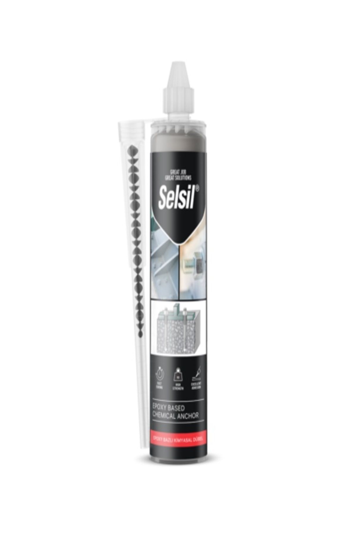 Selsil SELSİL Polyester Bazlı Kimyasal Dübel 300ml