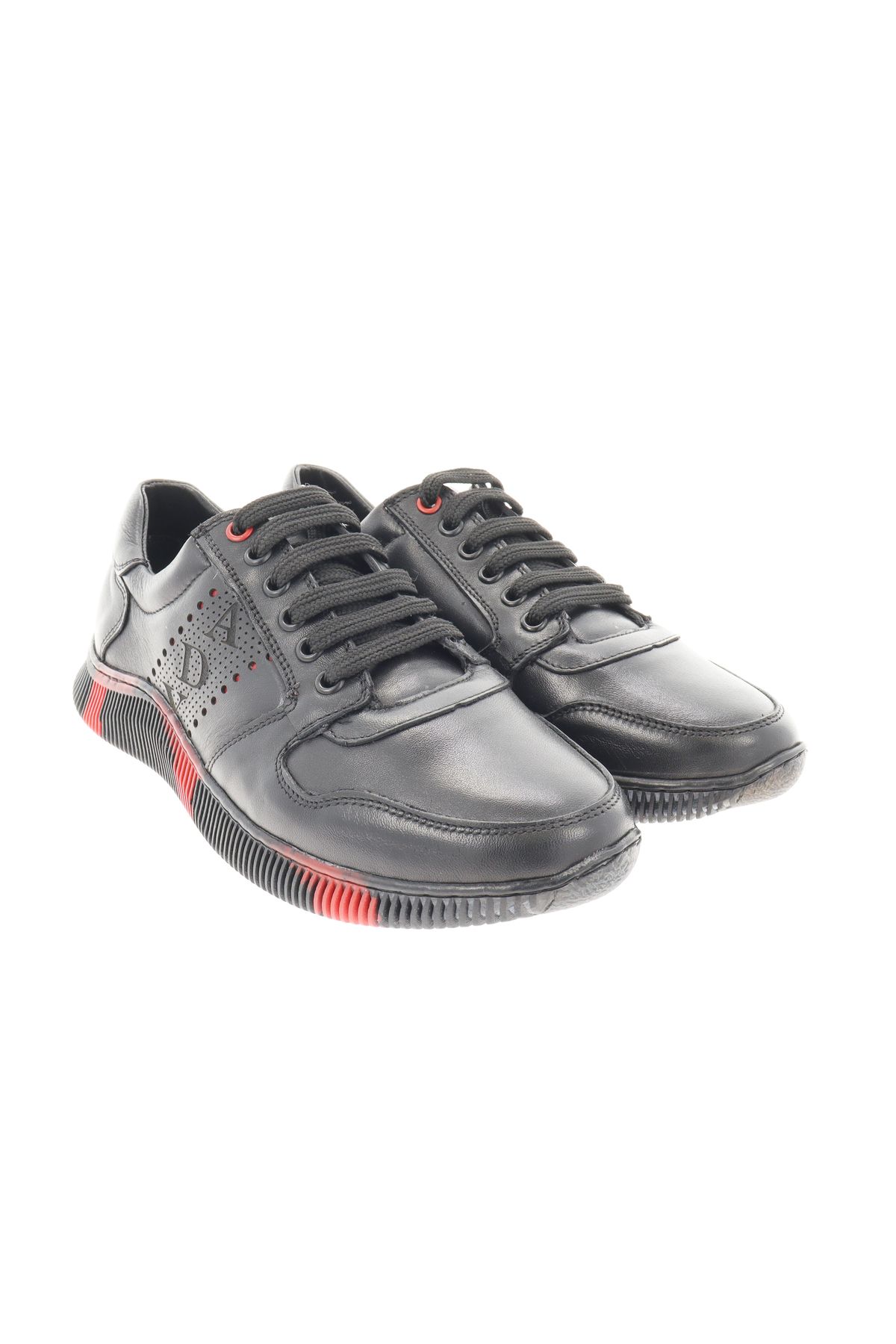 TOGO-Sports shoes, Urban Sneakers DYANY 235 HR Black, Natural Leather 4