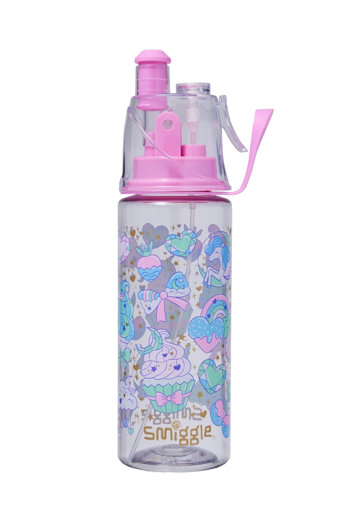 SMIGGLE - Radiant 560ml Su Püskürtmeli Bpasız Suluk