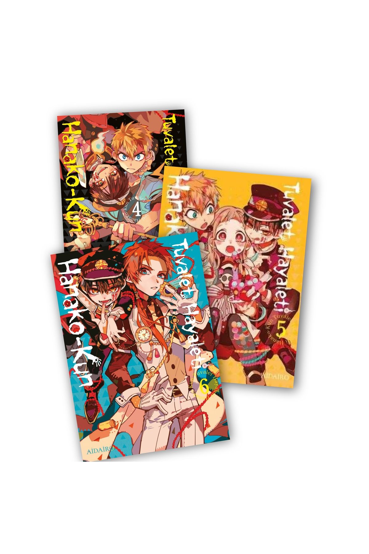Gerekli Şeyler Yayıncılık Tuvalet Hayaleti Hanako-Kun 4-5-6. Ciltler 3 lü Manga Seti
