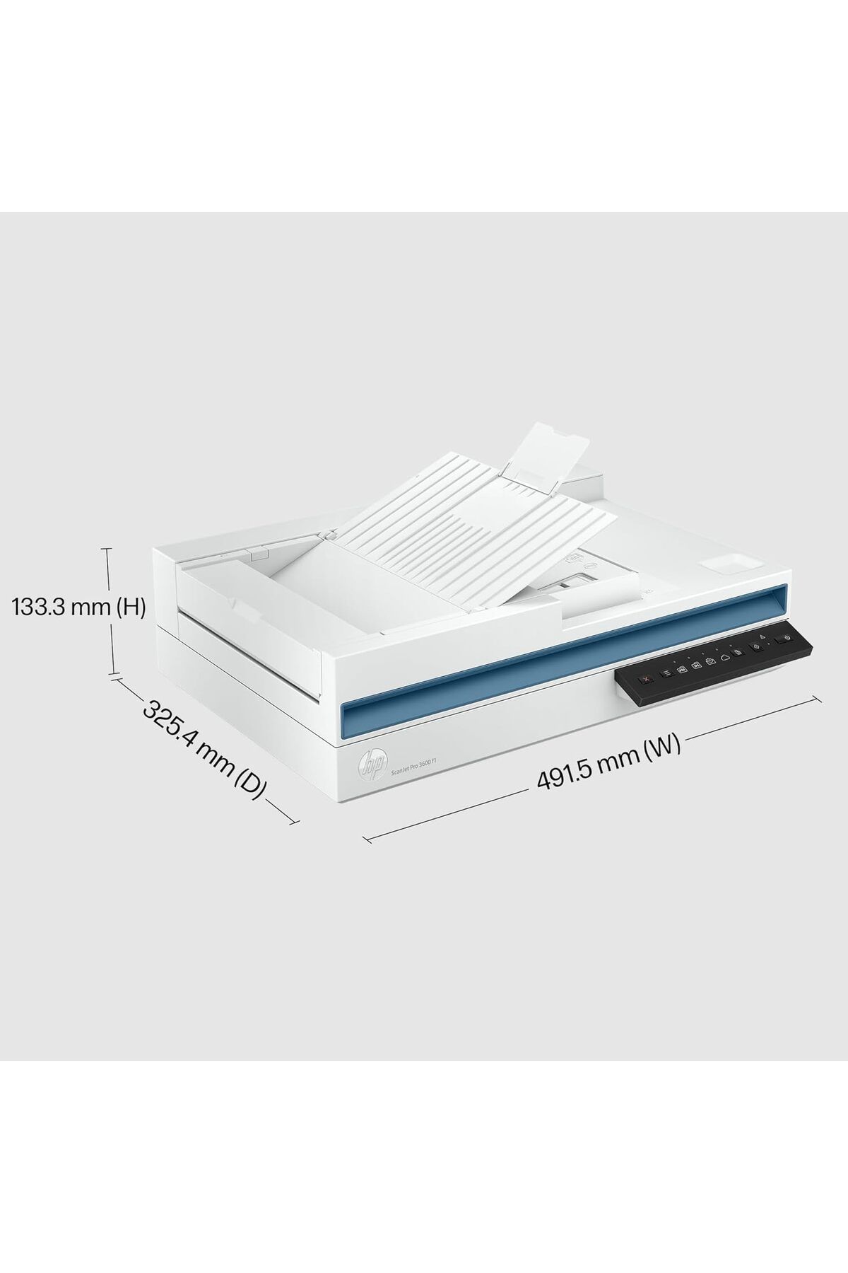 HP-ScanJet Pro 3600 f1، مسح ضوئي سريع على الوجهين مع وحدة تغذية المستندات التلقائية (20G06A) 5