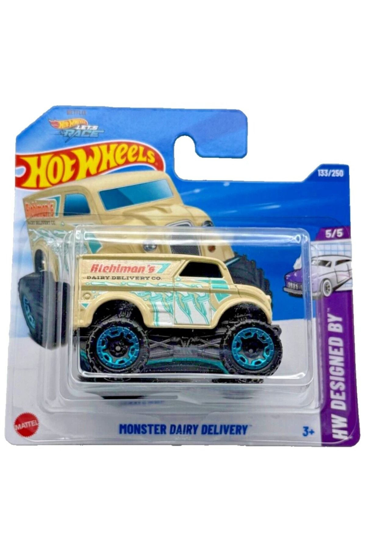 HOT WHEELS Monster Dairy Delivery – Tasarım Serisi Koleksiyon Arabası (133/250)
