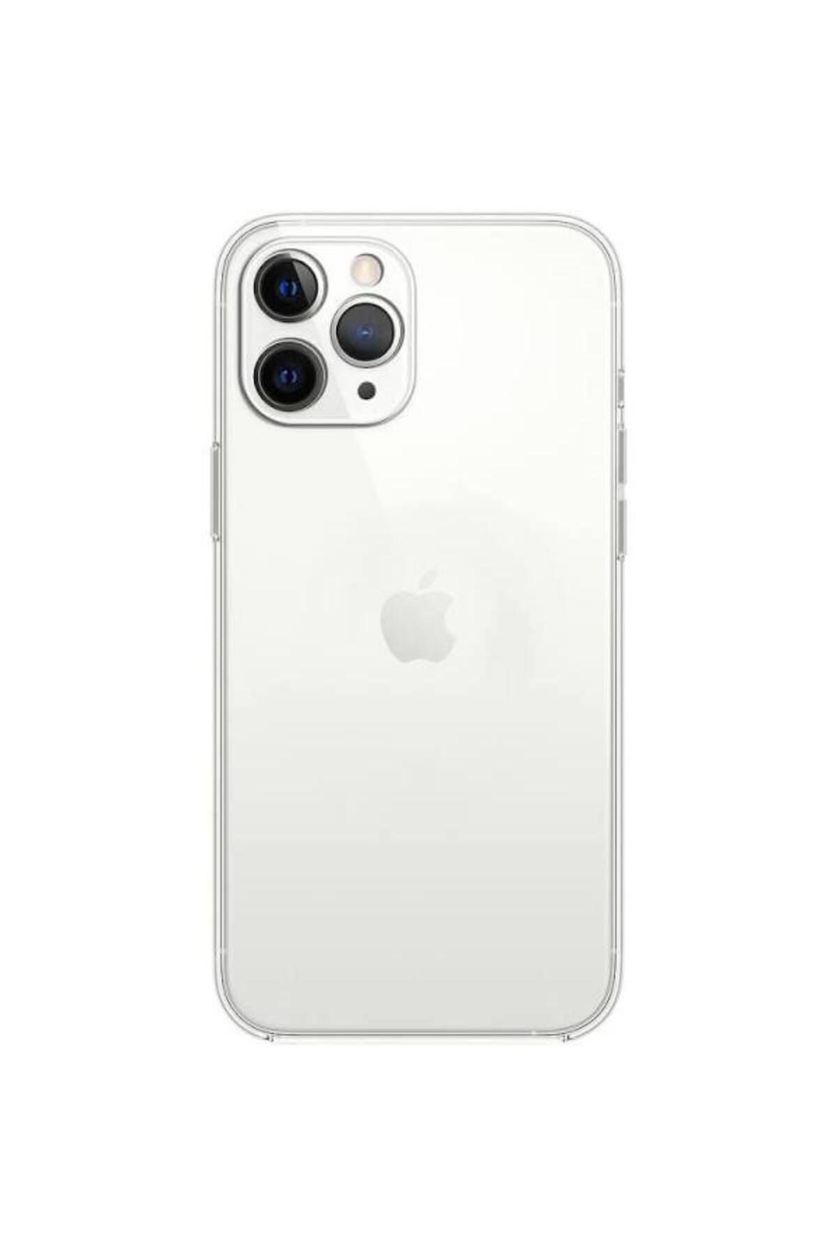Glazef İPHONE 11 PROMAX Şeffaf Kılıf Kamera Korumalı Ultra İnce Esnek Kılıf