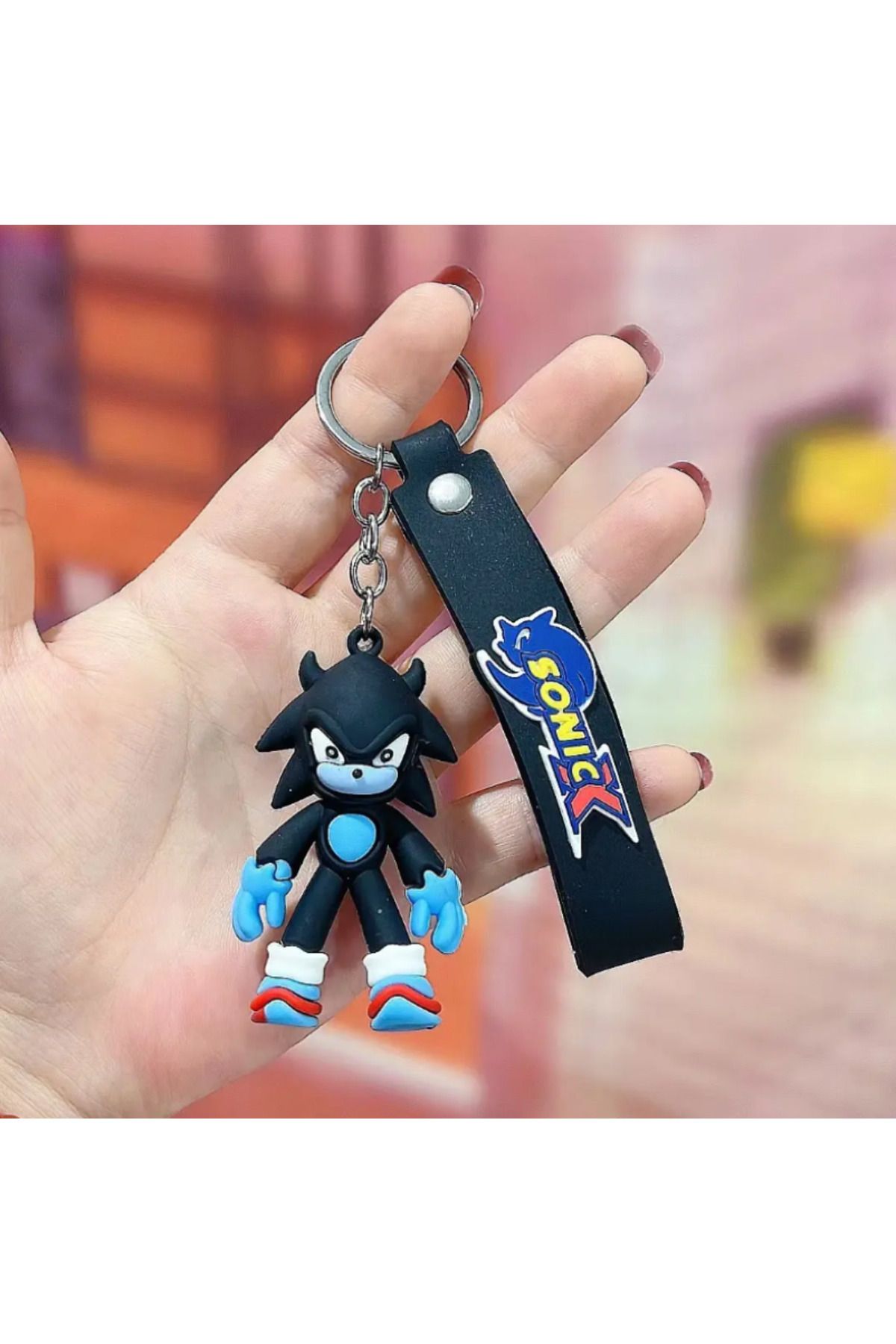 Bizde Ne Yok ki Sonic Knuckles 3d Lüx Anahtarlık Oyuncak Ve Çanta Aksesuarı 6 Farklı Figür