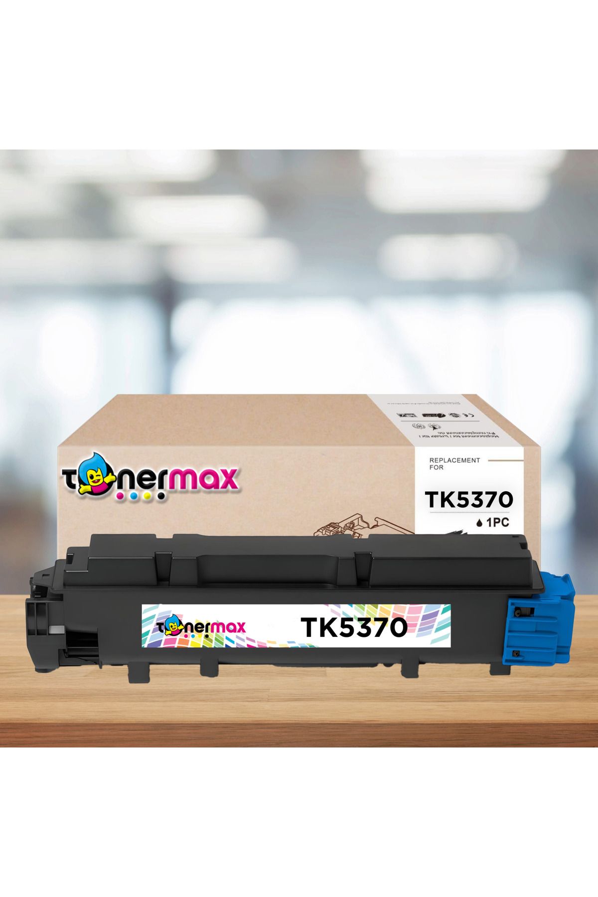 tonermax Kyocera Uyumlu Tonermax TK-5370C Muadil Toner Mavi – ECOSYS MA3500cix, MA3500cifx, PA3500cx Yazıcıla