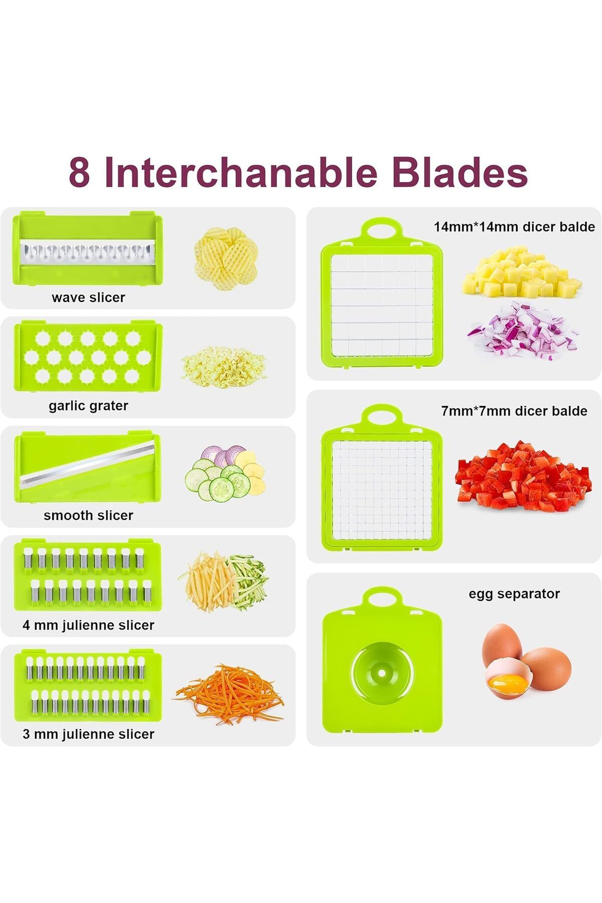 NEXIFY-Vegetable Chopper: Multifunctional All-in-One Food Slicer Dicer Cutter with Draining Baske 3