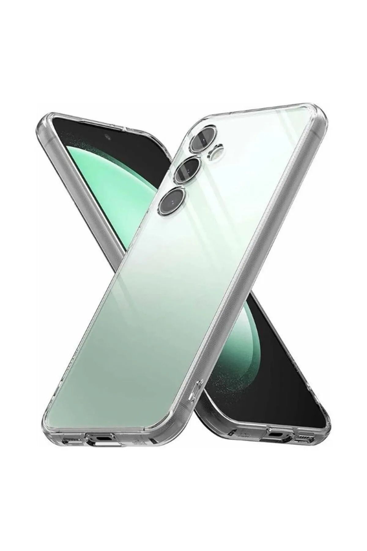 Glazef GALAXY 05S Şeffaf Kılıf Kamera Korumalı Ultra İnce Esnek Kılıf