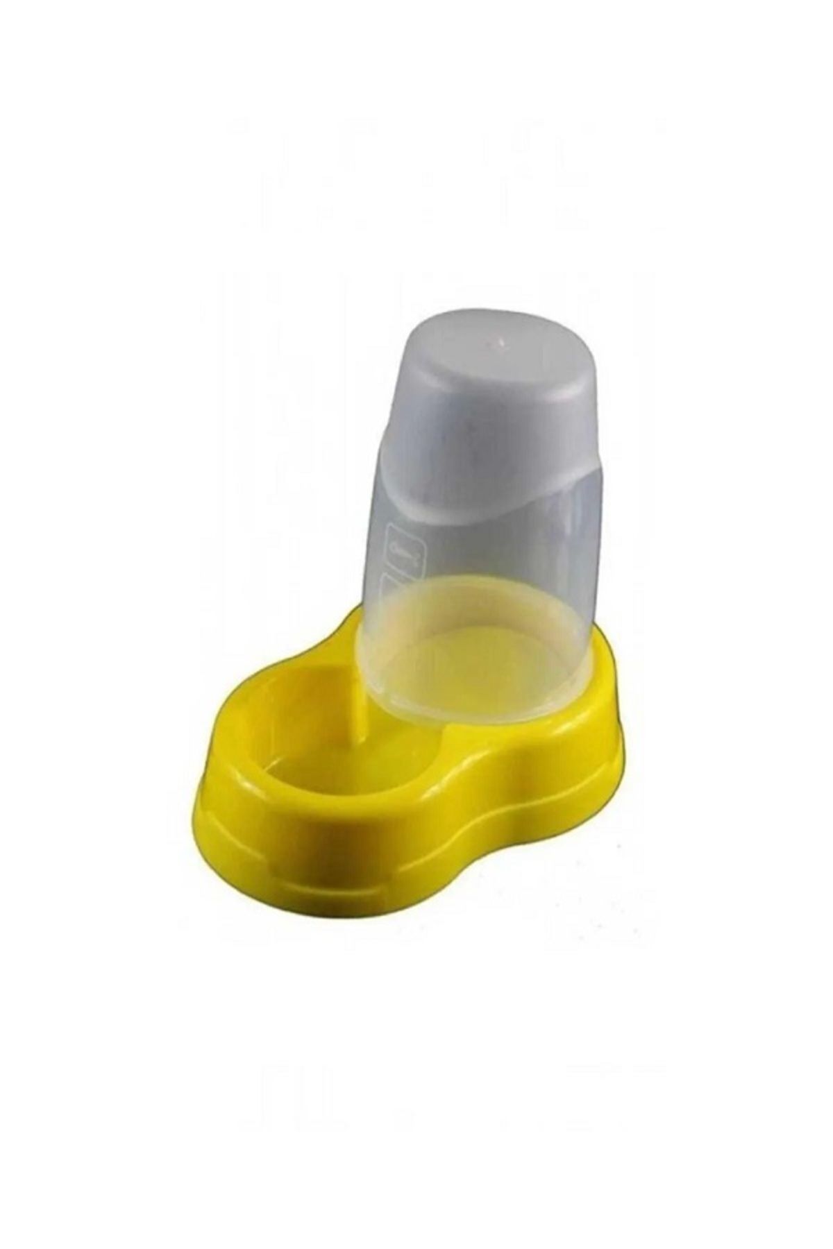 Pet Style Hazneli Su Ve Mama Kabı 1.5 Lt Sarı
